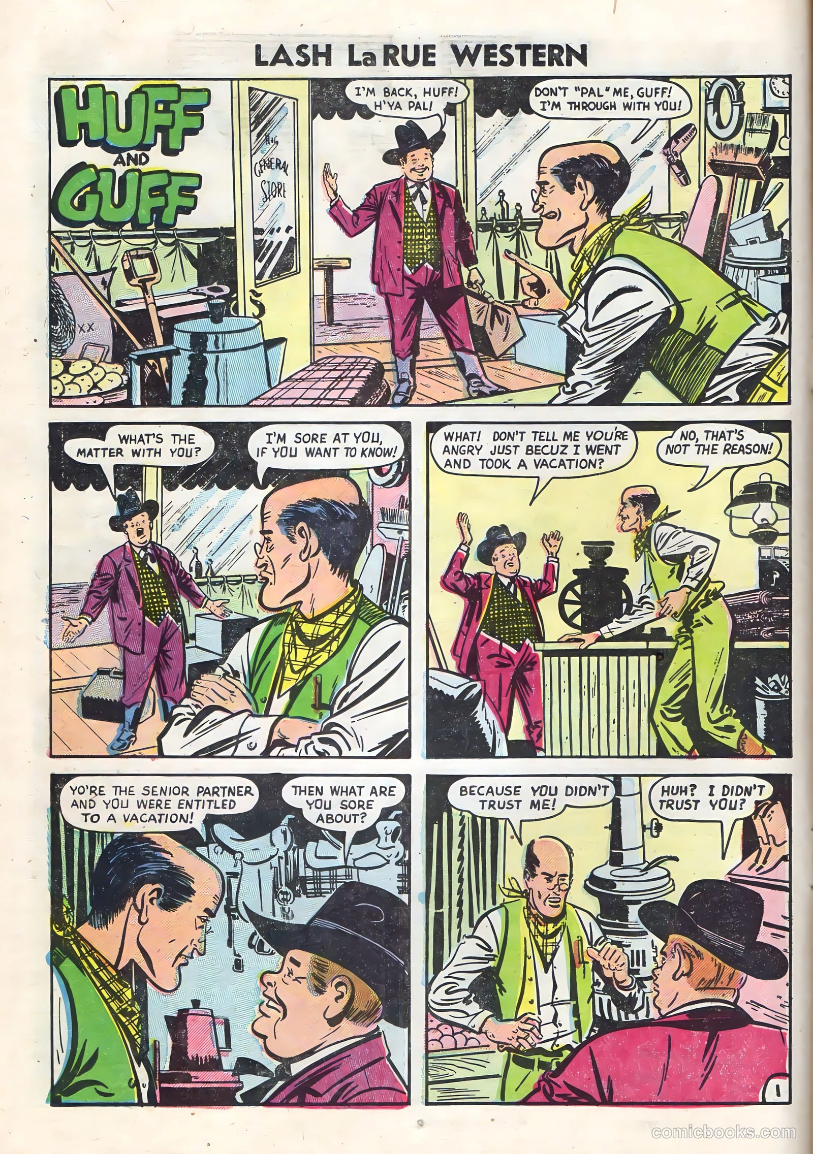 Lash Larue Western #60 (1956) — page 14 of 36