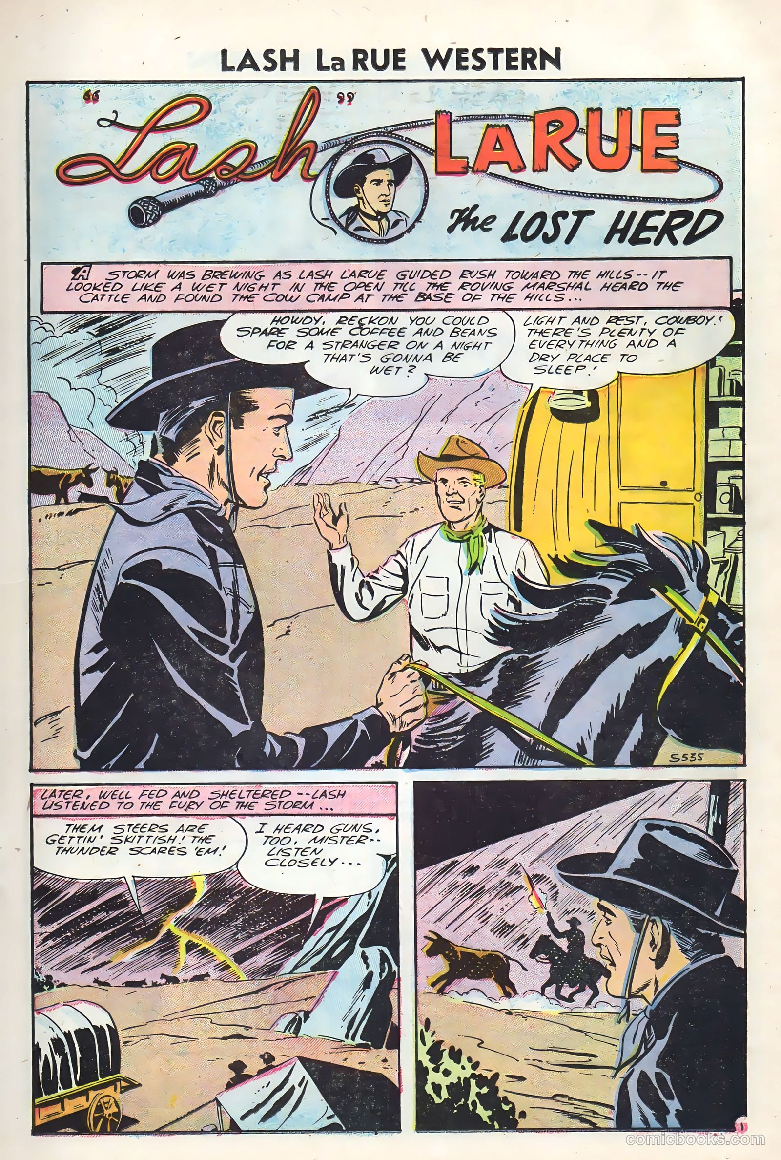 Lash Larue Western #60 (1956) — page 17 of 36