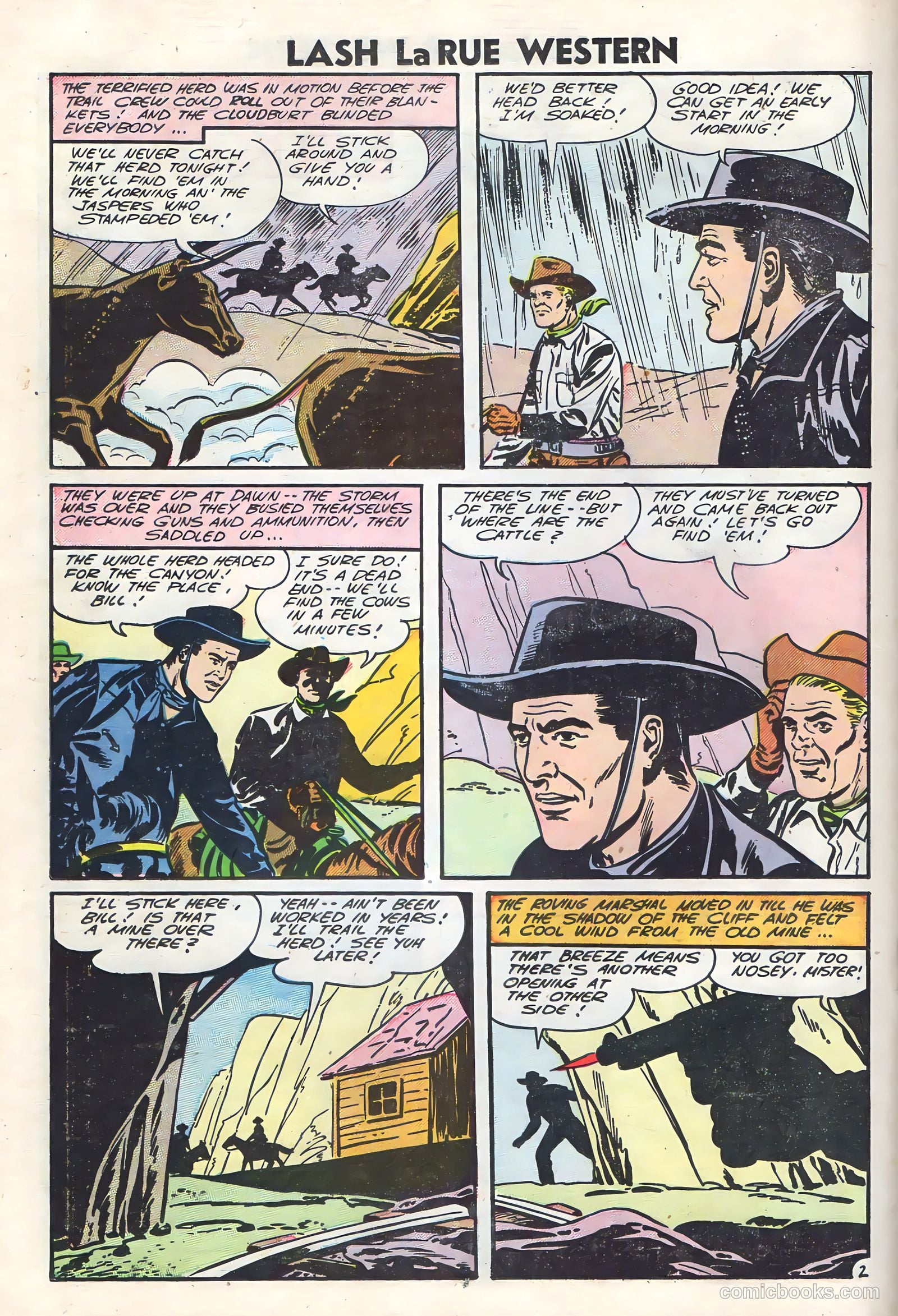 Lash Larue Western #60 (1956) — page 18 of 36