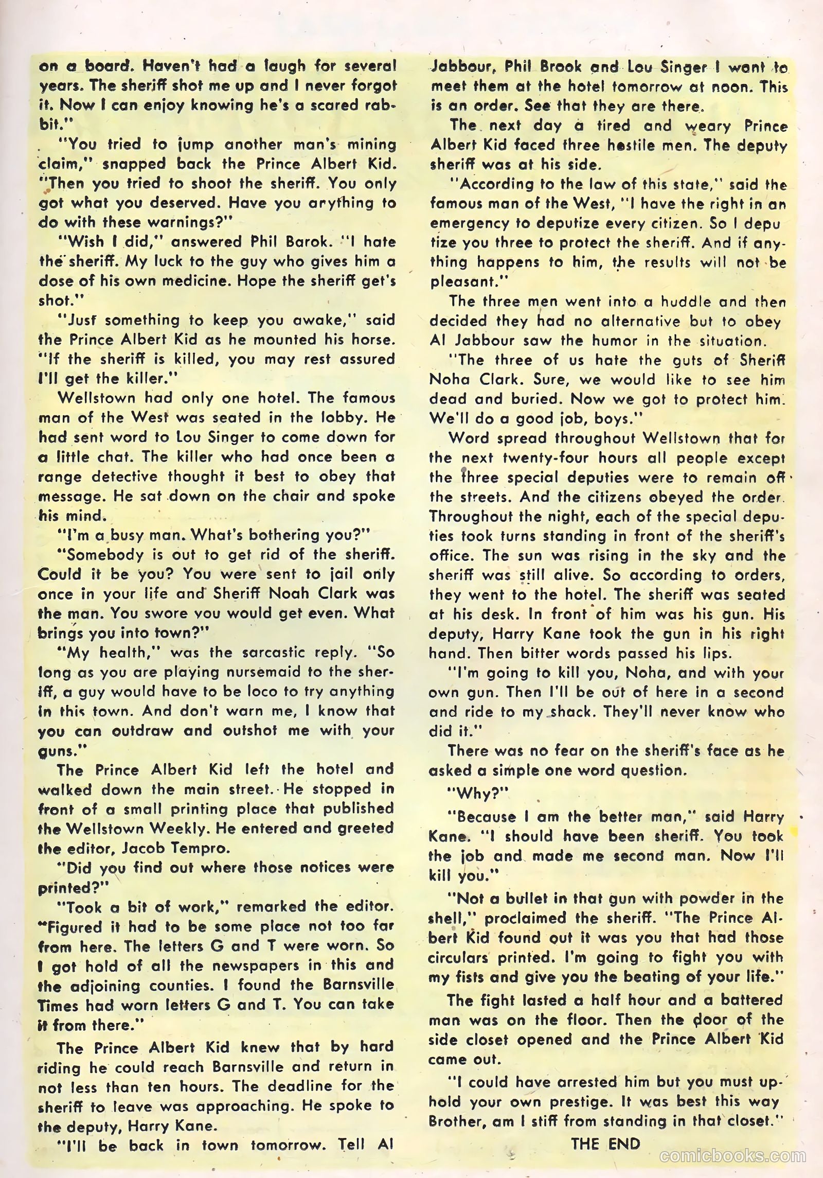 Lash Larue Western #60 (1956) — page 21 of 36