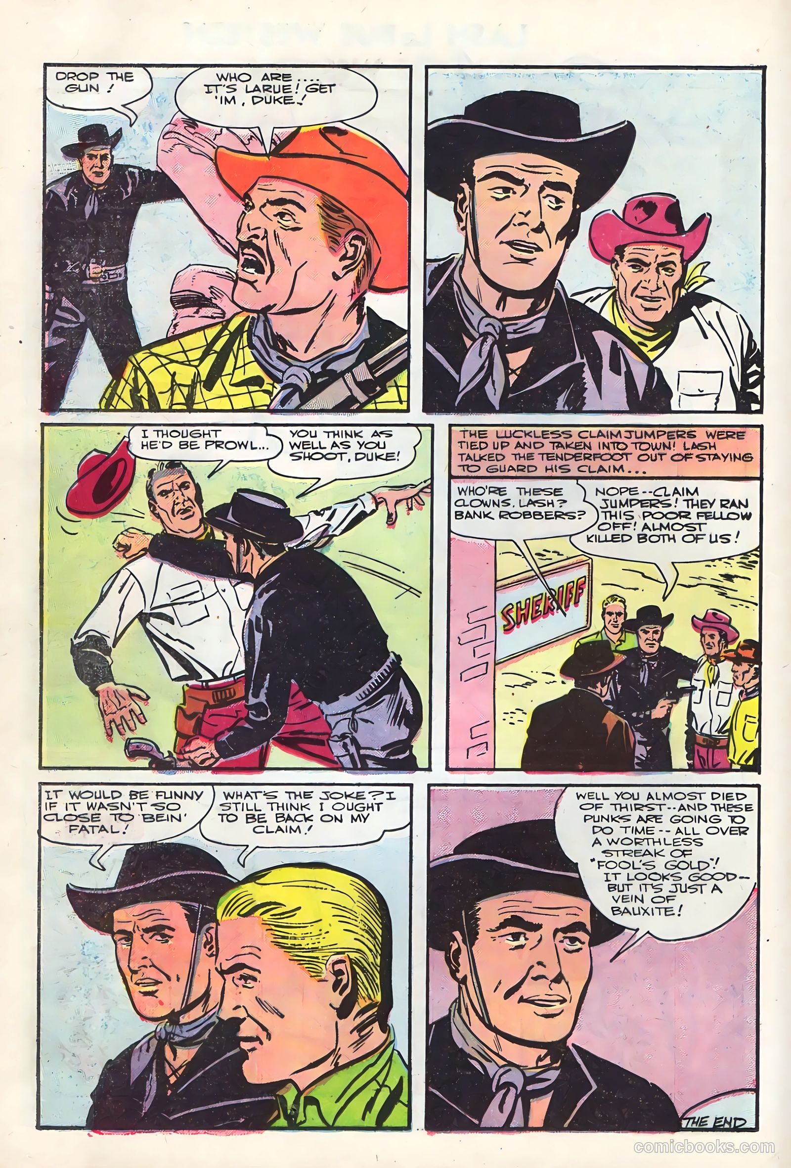 Lash Larue Western #60 (1956) — page 24 of 36