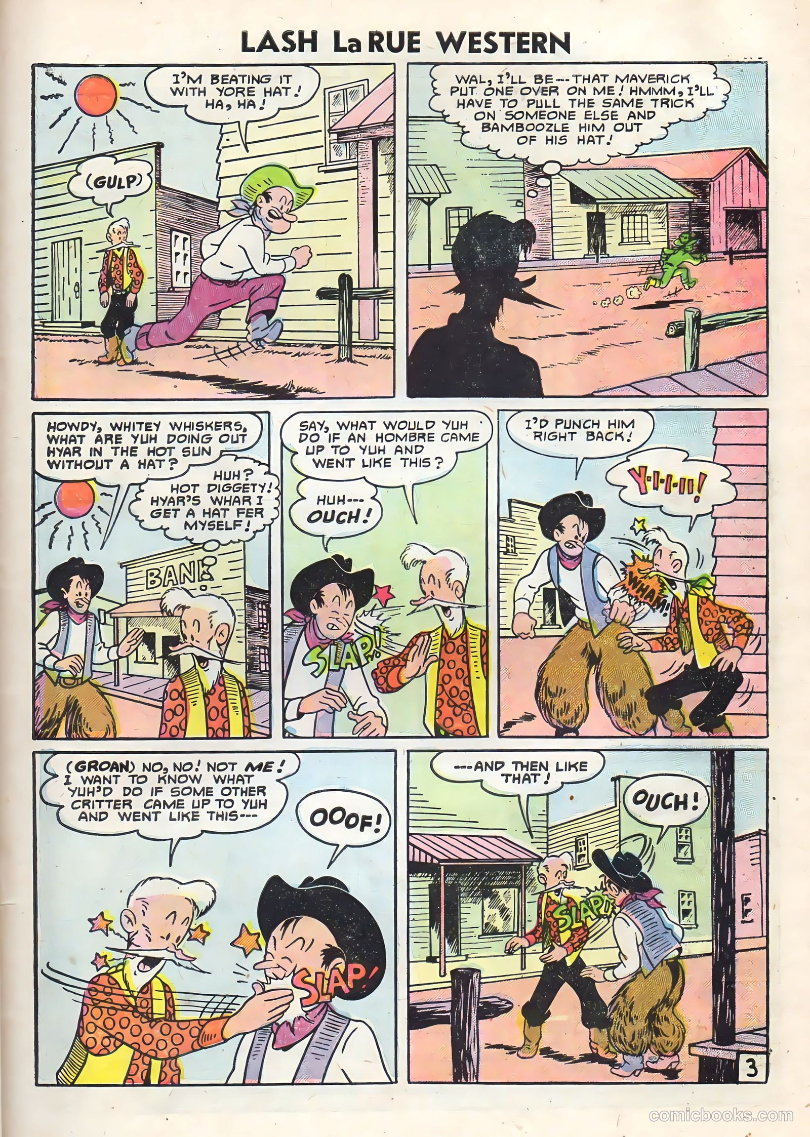Lash Larue Western #60 (1956) — page 27 of 36