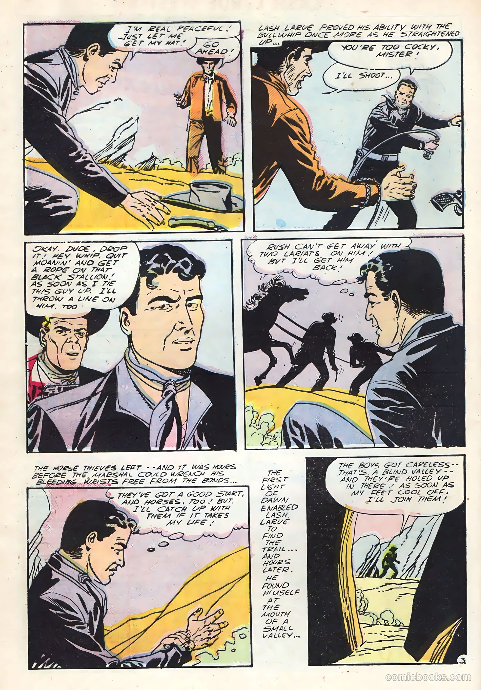 Lash Larue Western #60 (1956) — page 32 of 36