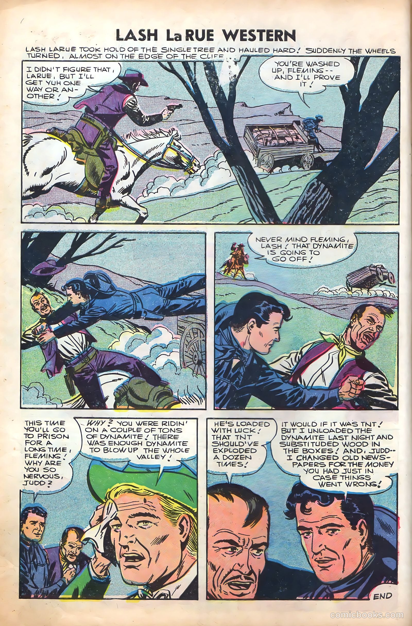 Lash Larue Western #61 (1956) — page 10 of 36