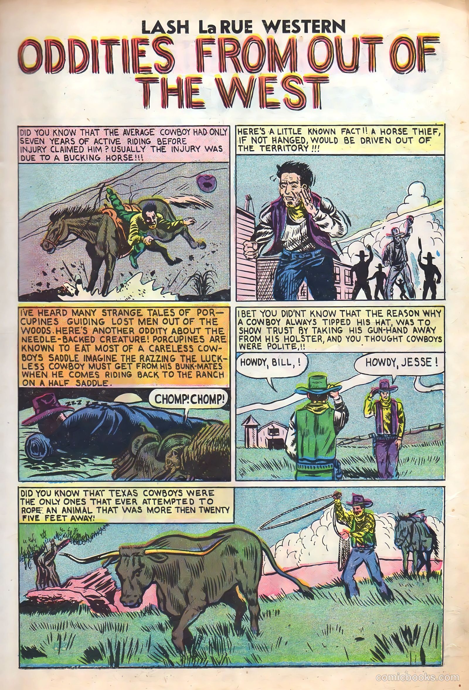 Lash Larue Western #61 (1956) — page 11 of 36