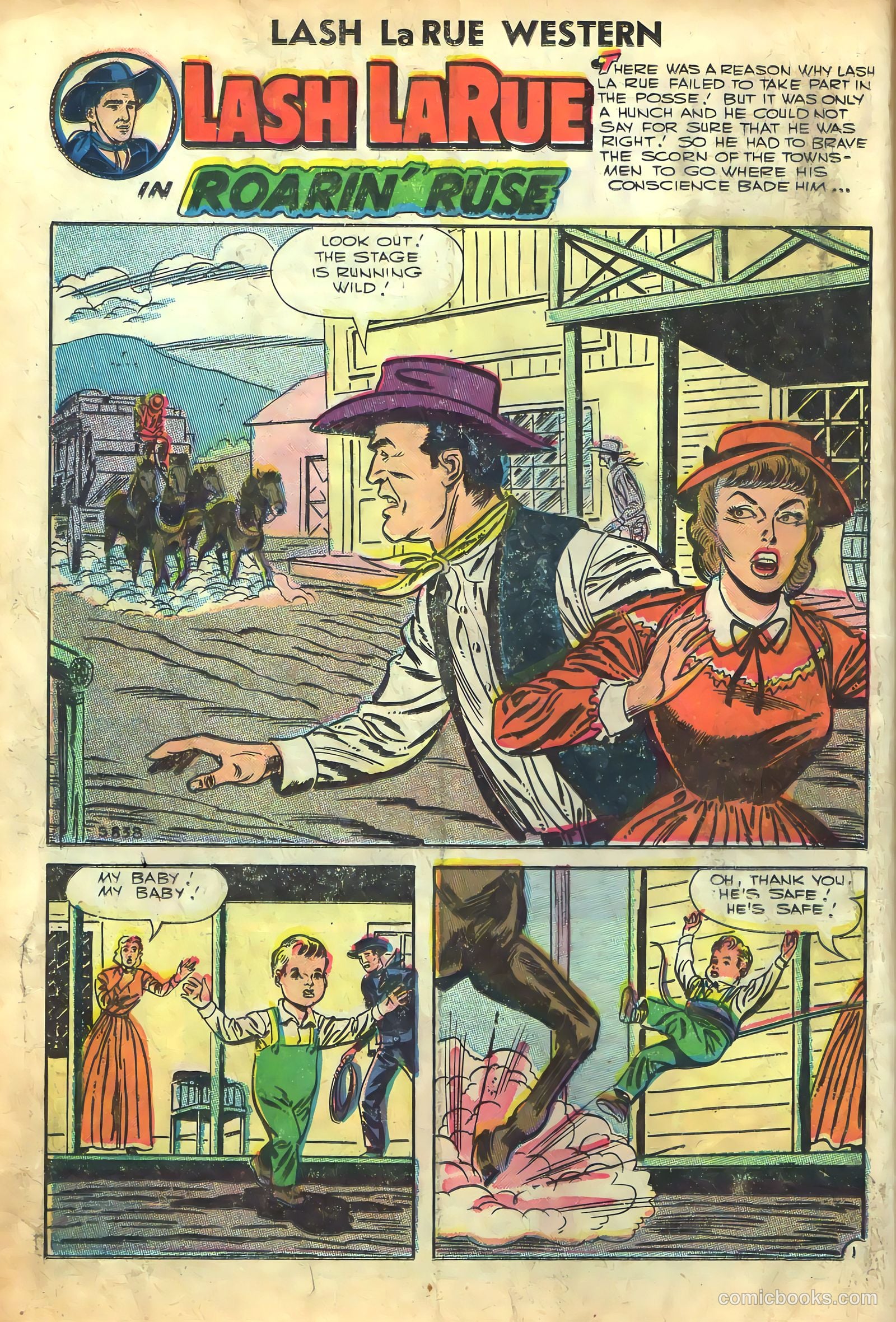 Lash Larue Western #61 (1956) — page 12 of 36