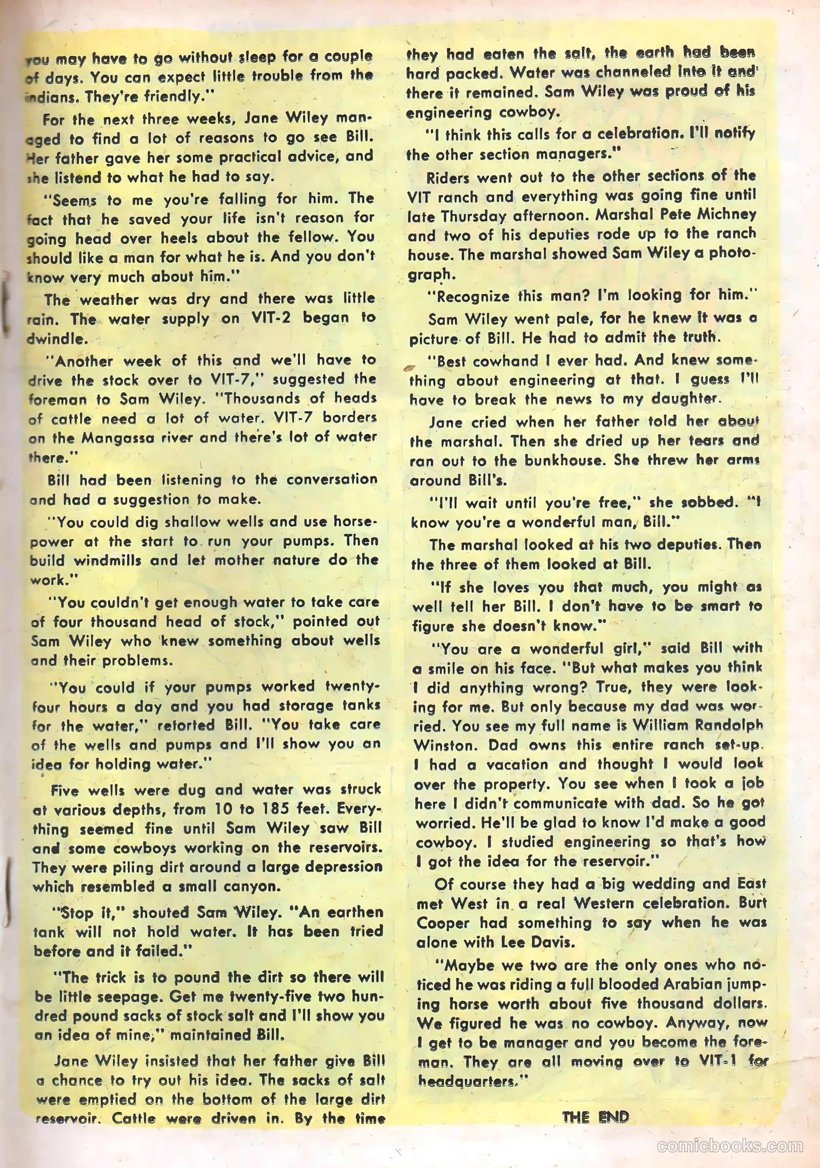 Lash Larue Western #61 (1956) — page 19 of 36