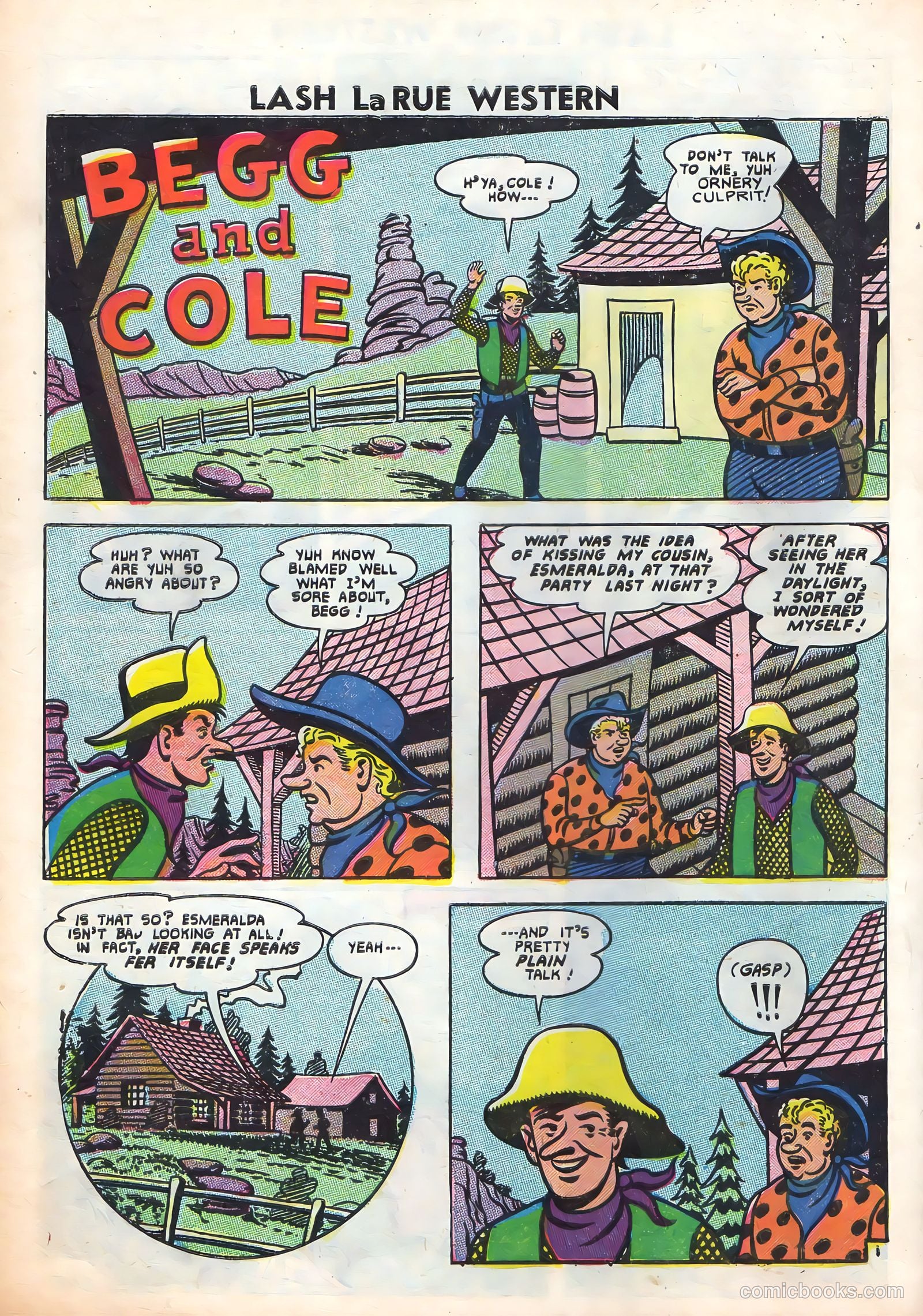 Lash Larue Western #61 (1956) — page 28 of 36