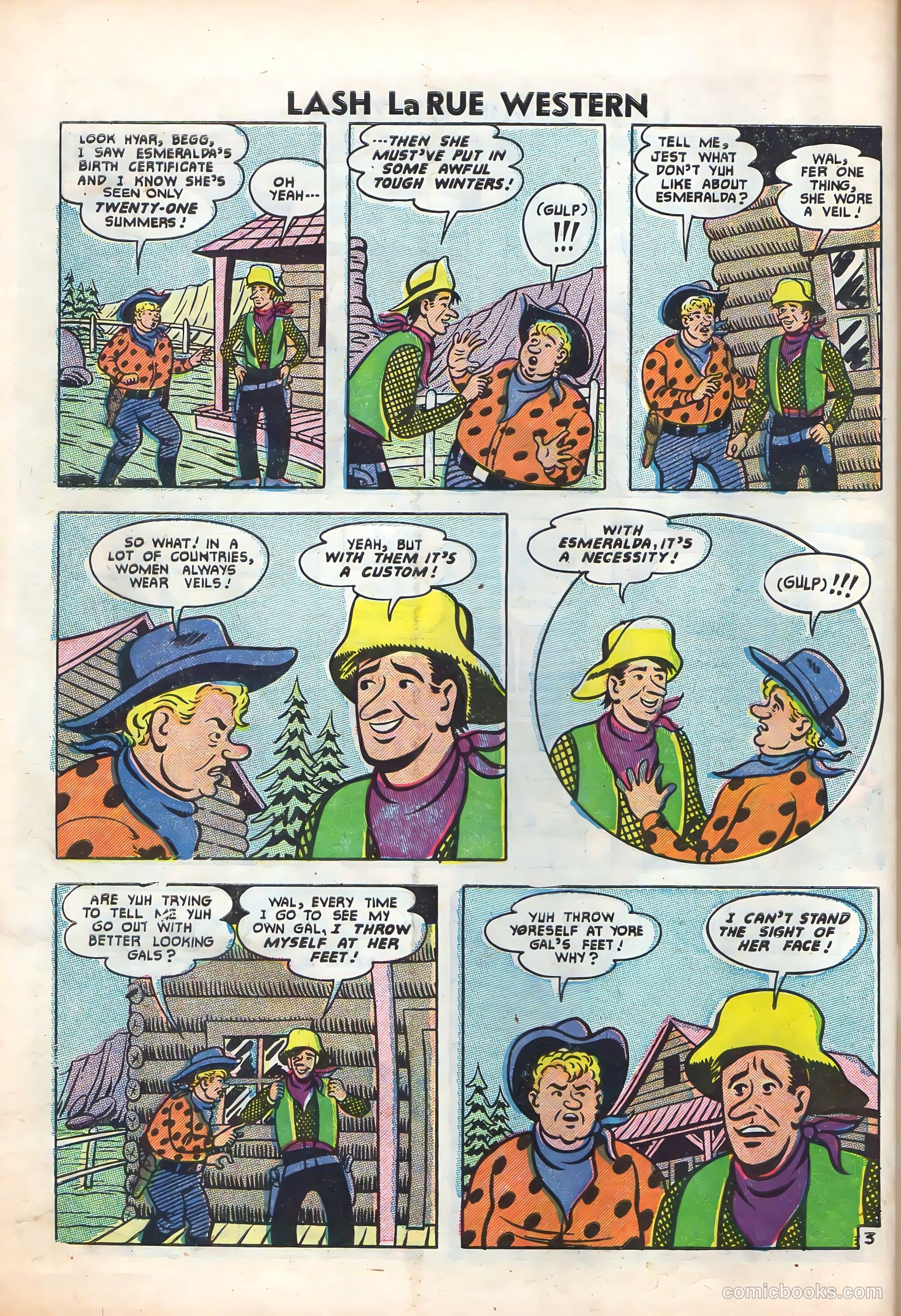 Lash Larue Western #61 (1956) — page 30 of 36