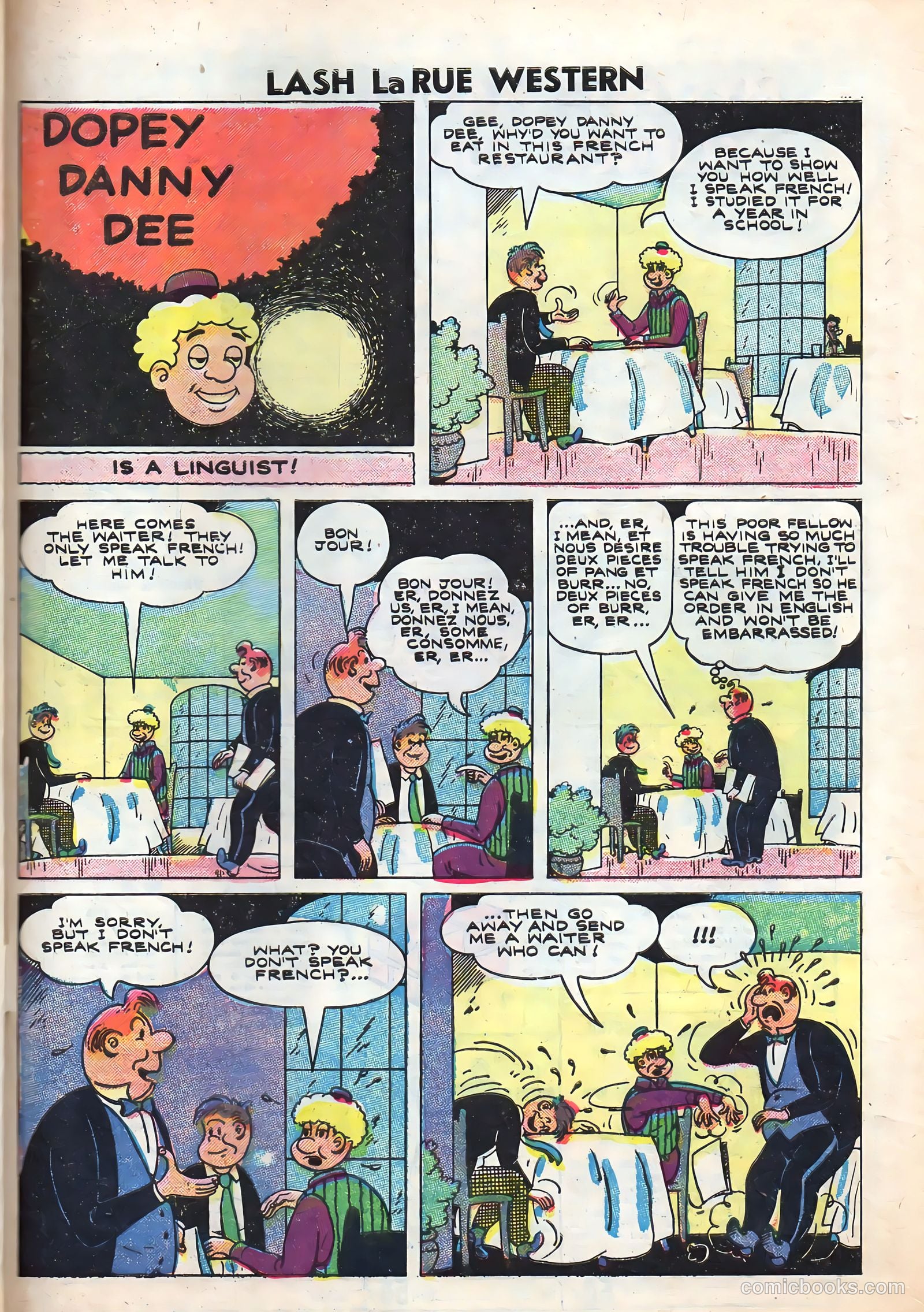 Lash Larue Western #61 (1956) — page 33 of 36