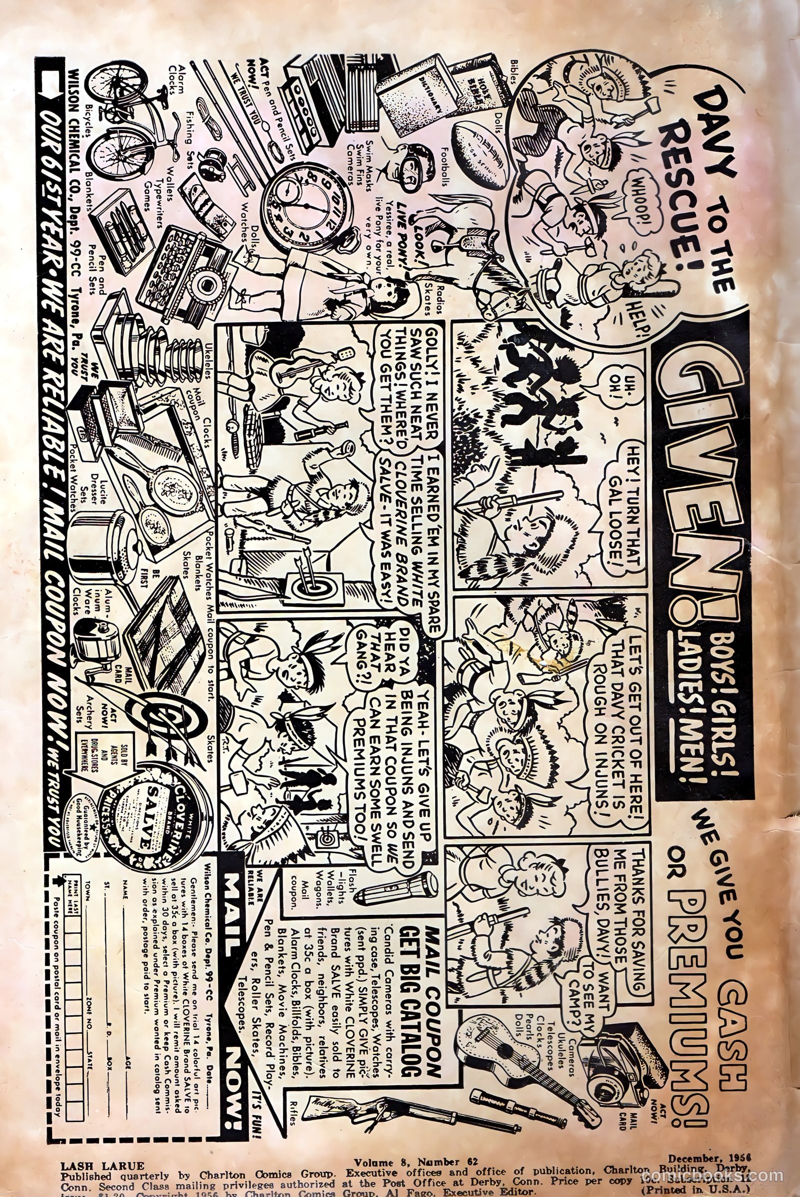 Lash Larue Western #62 (1956) — page 2 of 36