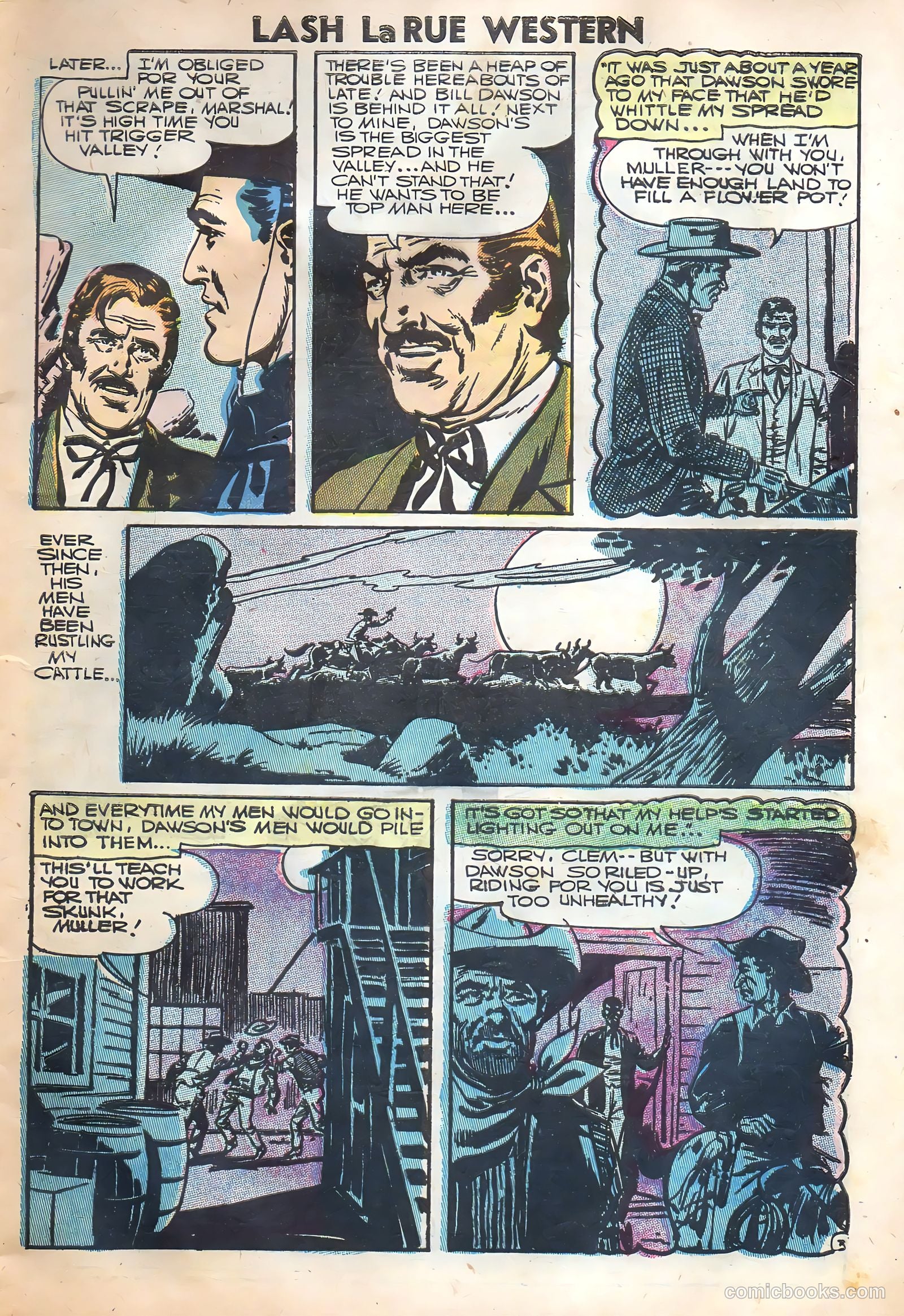 Lash Larue Western #62 (1956) — page 5 of 36