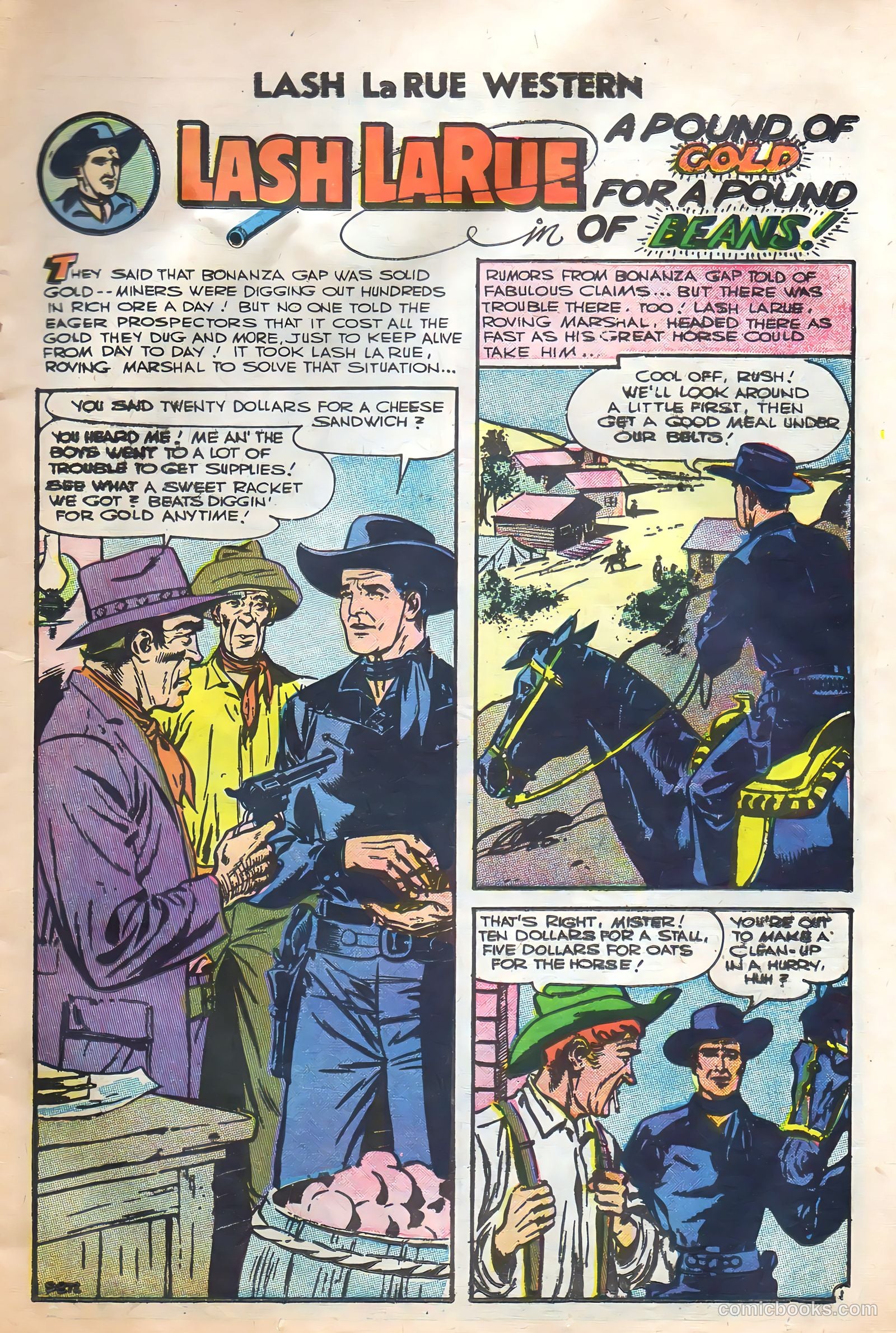 Lash Larue Western #62 (1956) — page 11 of 36