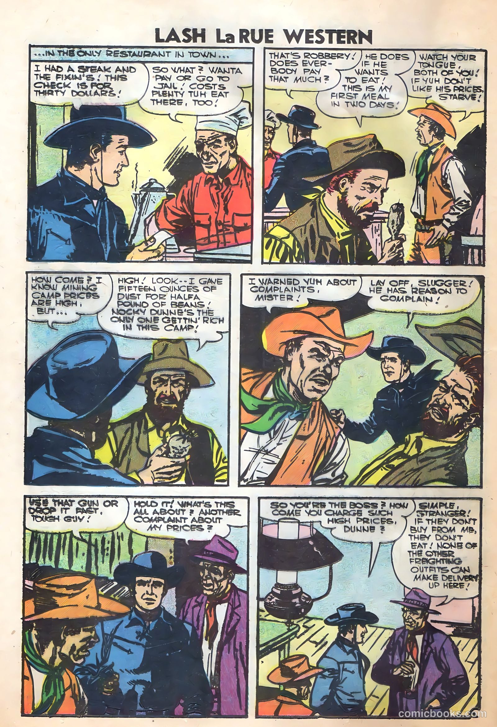 Lash Larue Western #62 (1956) — page 12 of 36