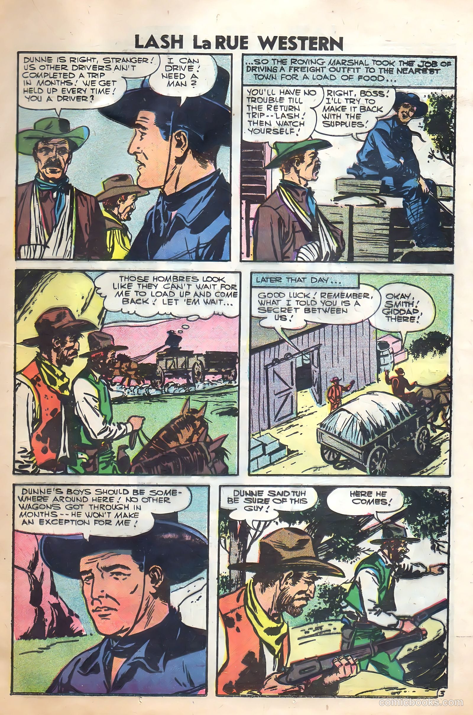 Lash Larue Western #62 (1956) — page 13 of 36