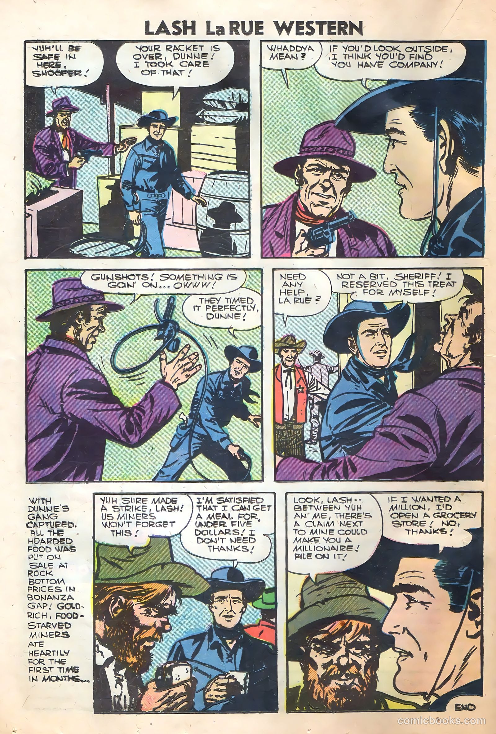 Lash Larue Western #62 (1956) — page 16 of 36