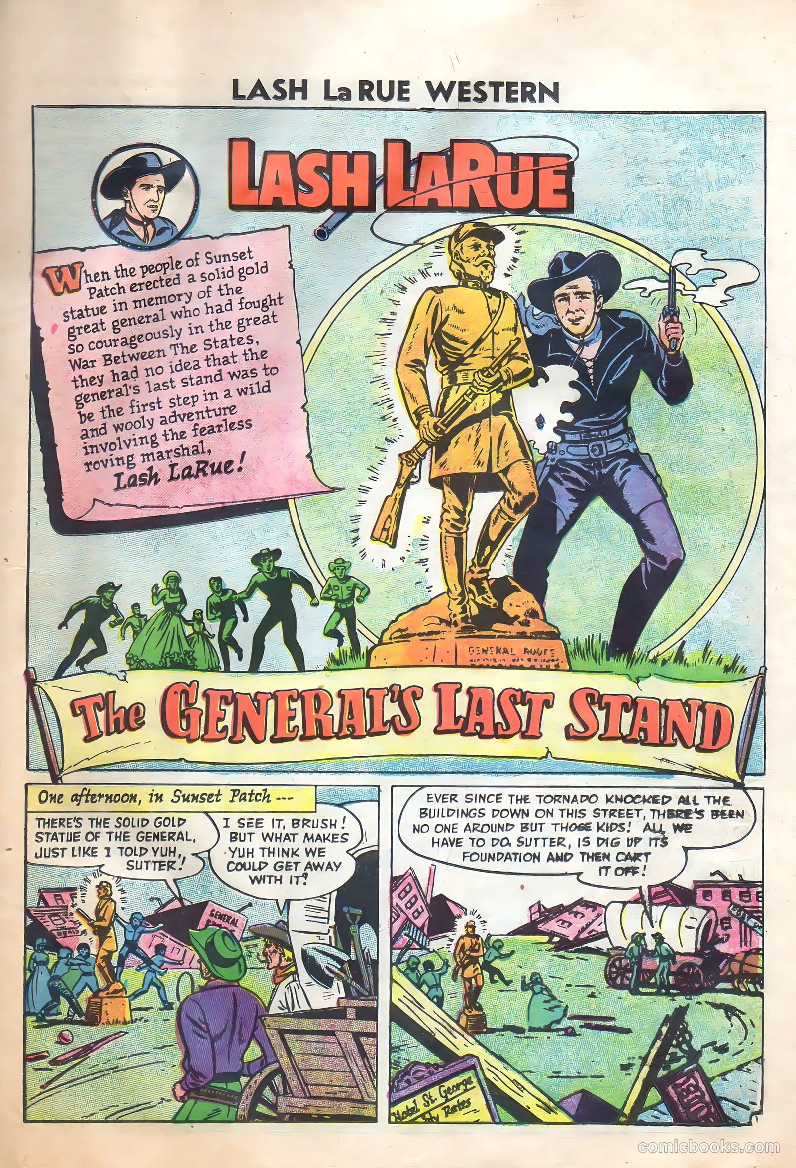 Lash Larue Western #62 (1956) — page 19 of 36