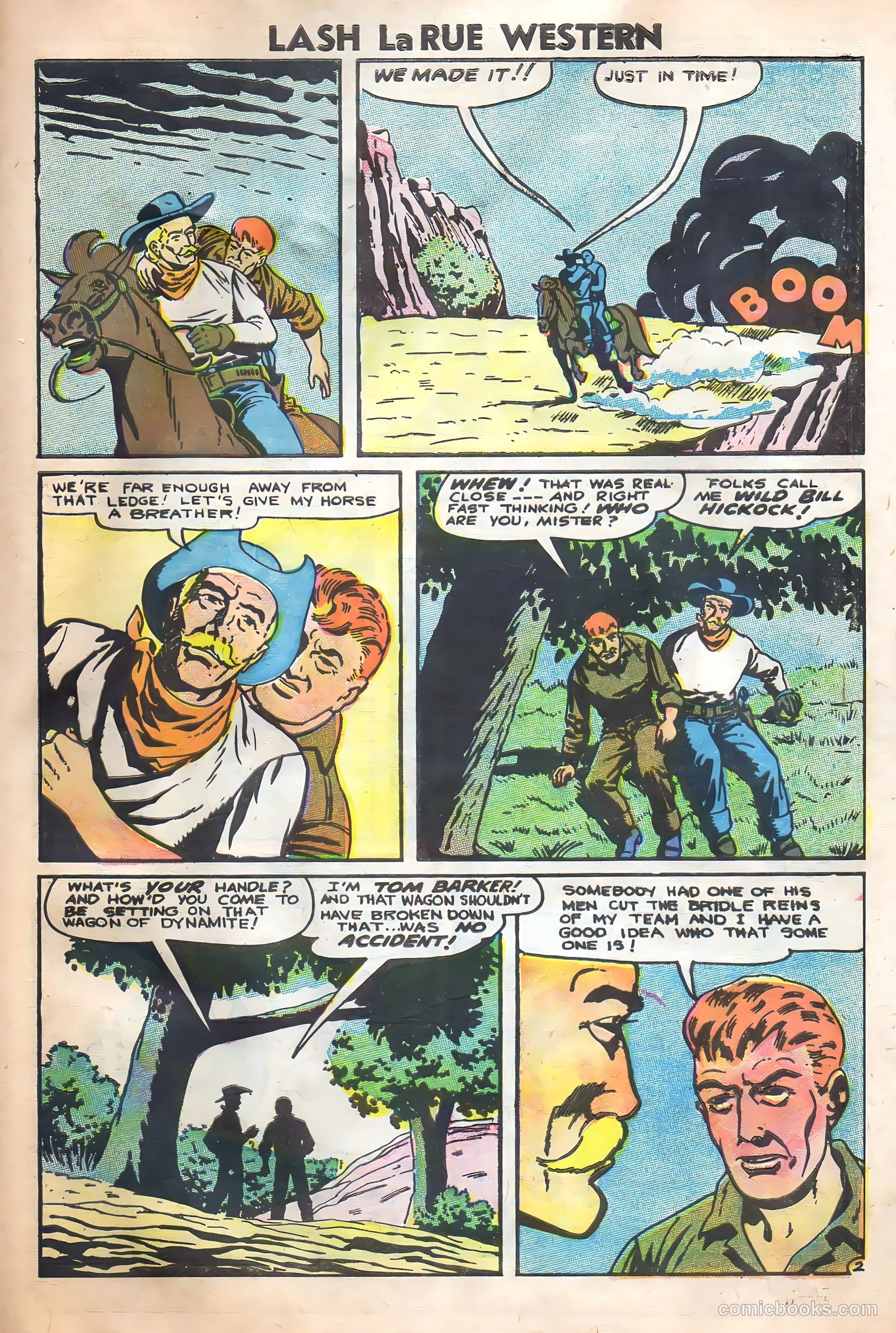 Lash Larue Western #62 (1956) — page 27 of 36