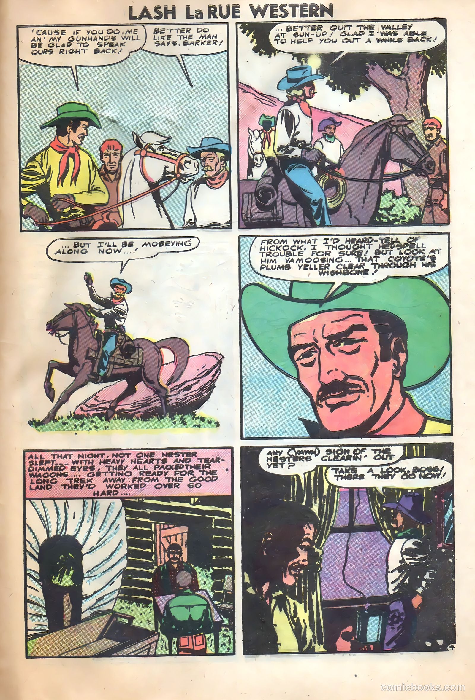 Lash Larue Western #62 (1956) — page 29 of 36