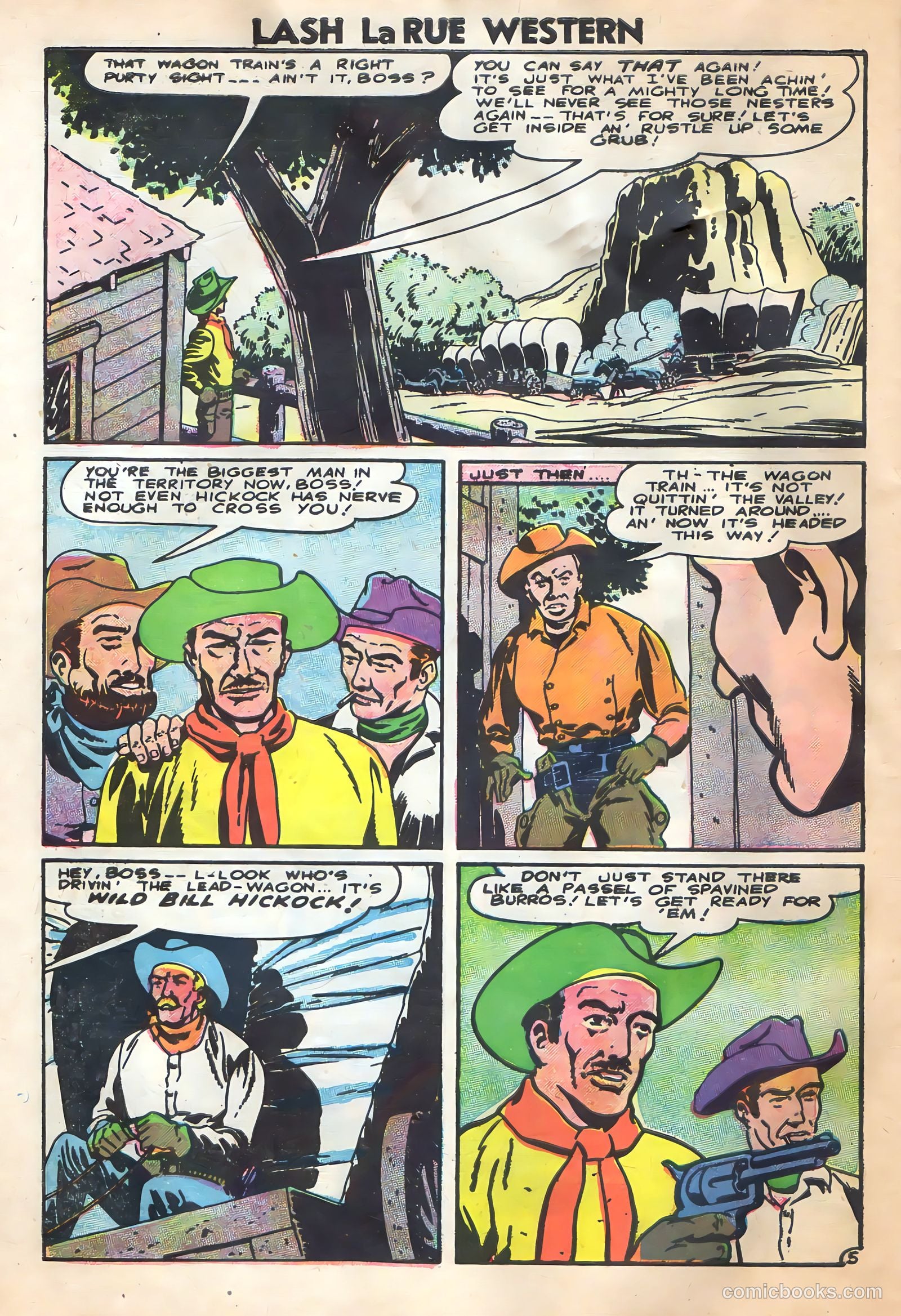 Lash Larue Western #62 (1956) — page 30 of 36