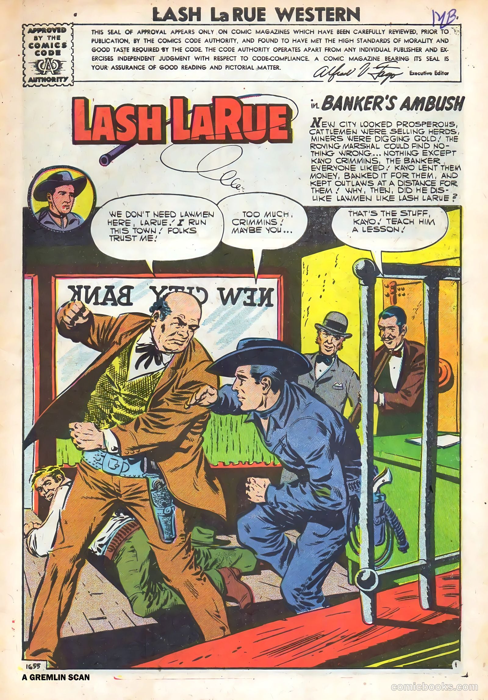 Lash Larue Western #64 (1957) — page 3 of 36