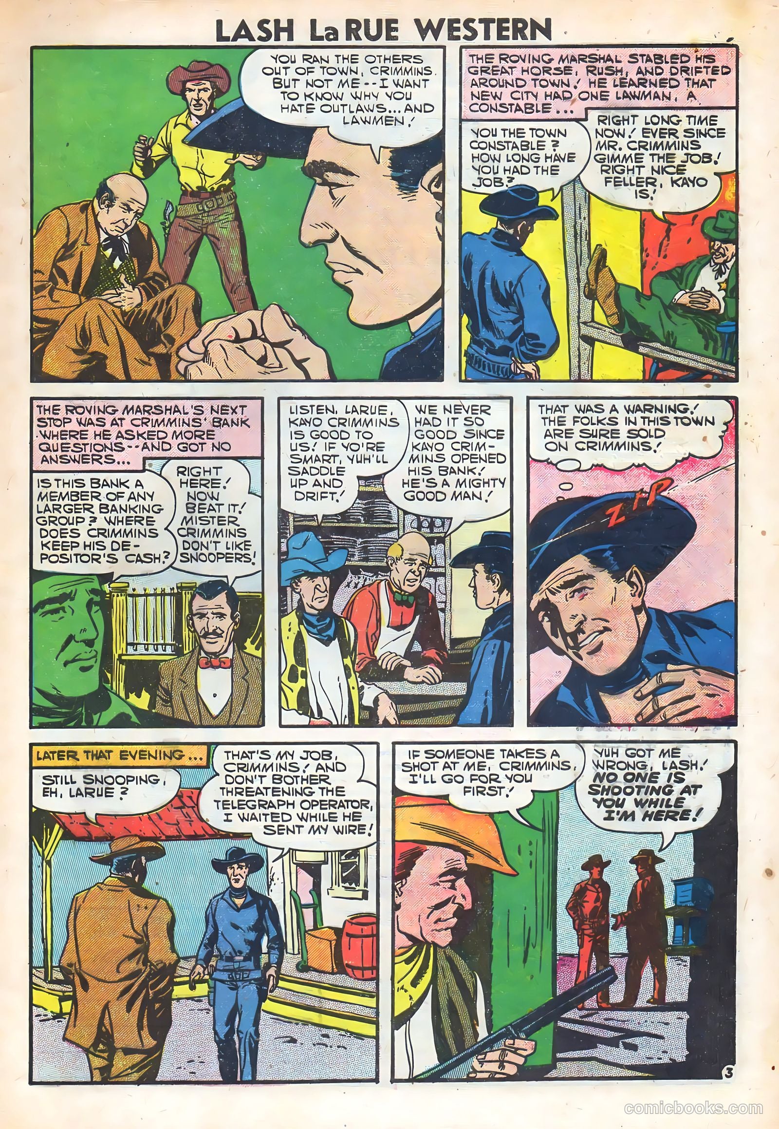 Lash Larue Western #64 (1957) — page 5 of 36