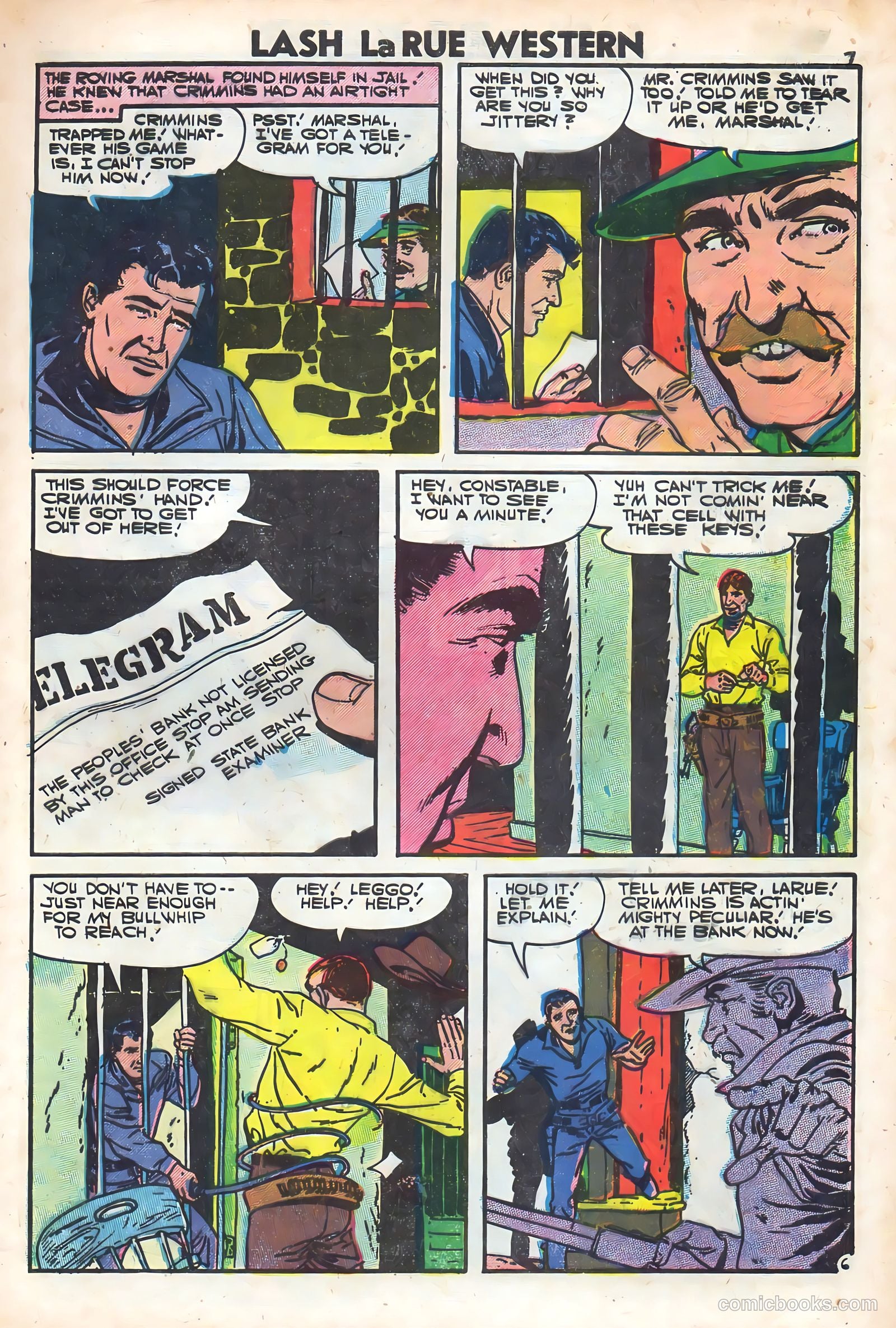 Lash Larue Western #64 (1957) — page 9 of 36