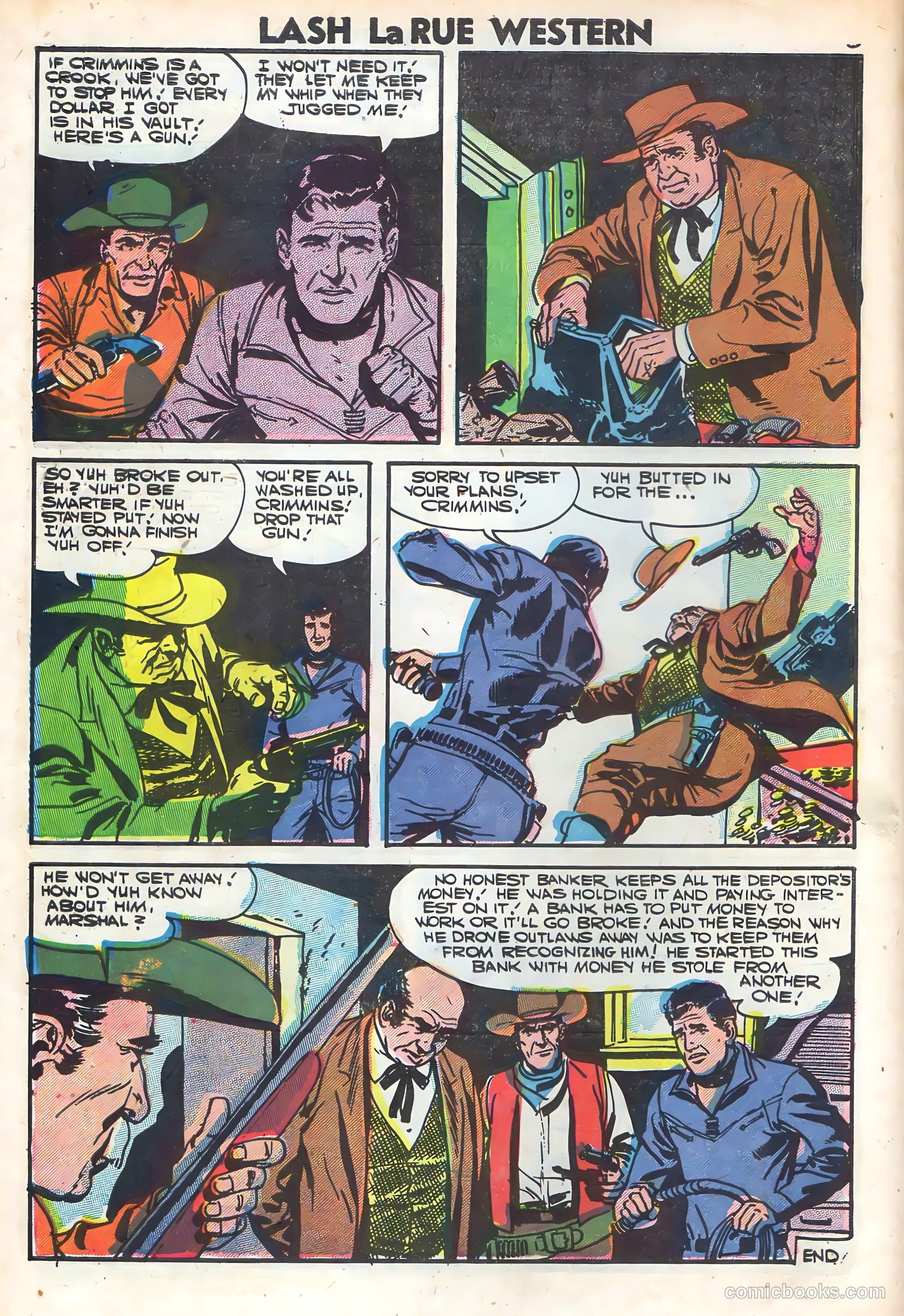 Lash Larue Western #64 (1957) — page 10 of 36