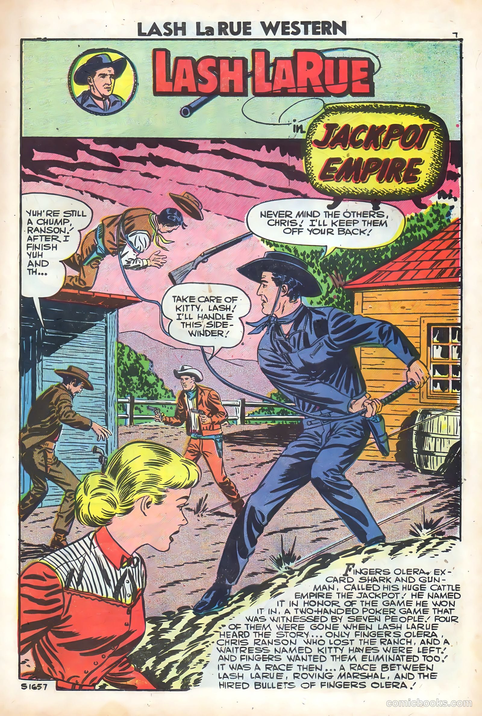 Lash Larue Western #64 (1957) — page 11 of 36