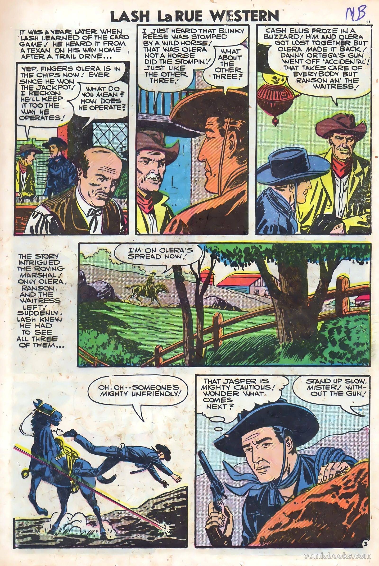 Lash Larue Western #64 (1957) — page 13 of 36