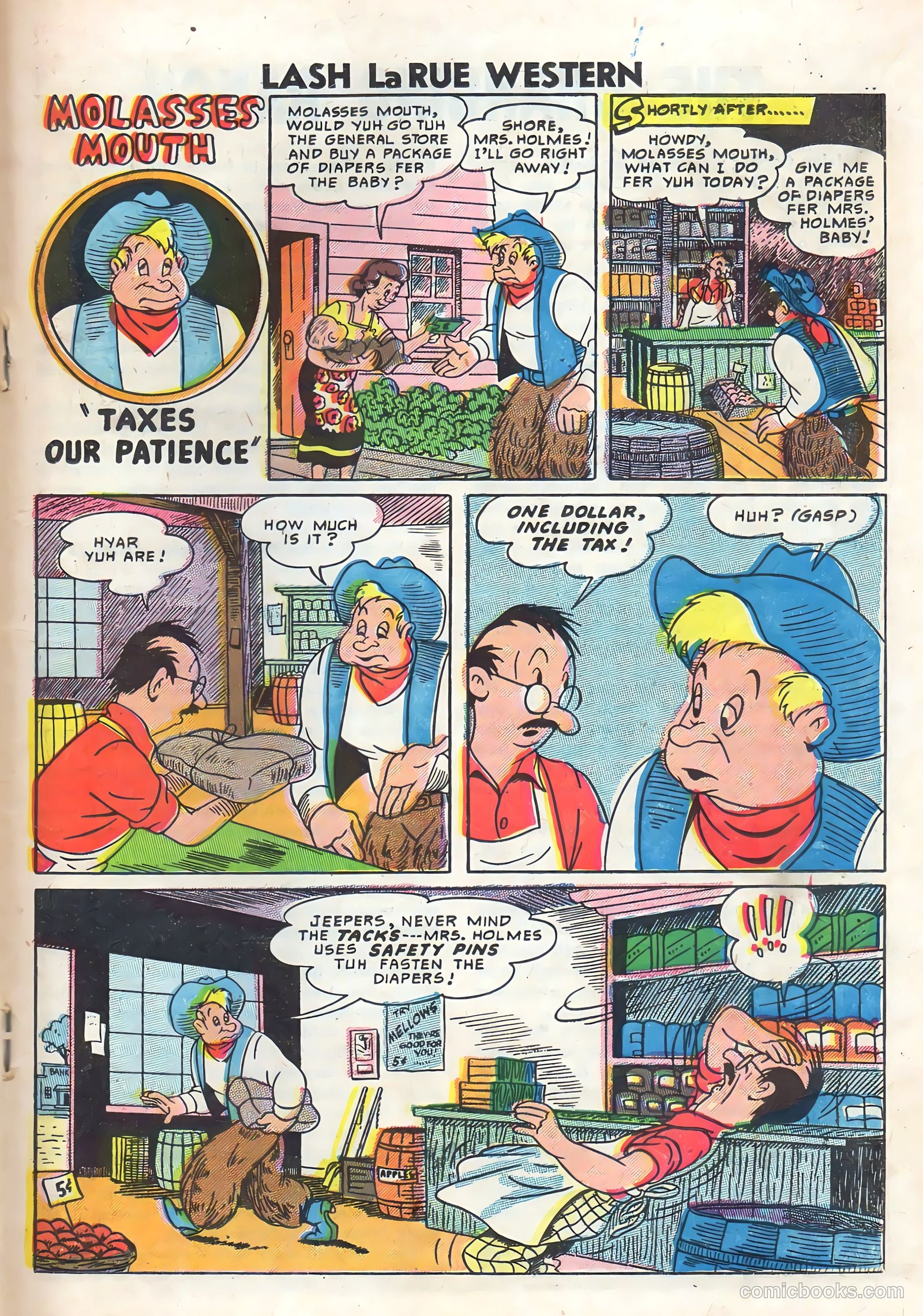 Lash Larue Western #64 (1957) — page 19 of 36