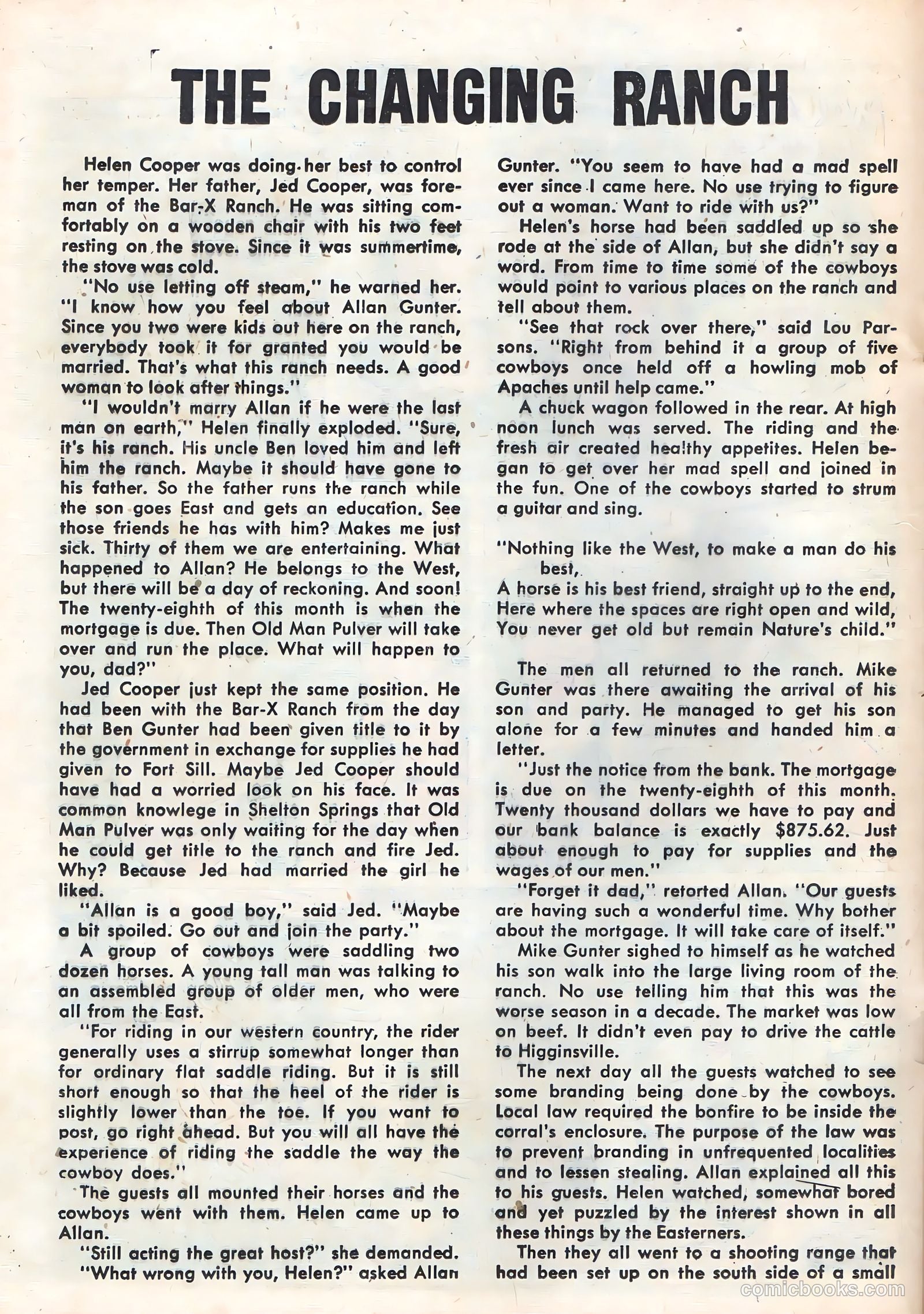 Lash Larue Western #64 (1957) — page 20 of 36