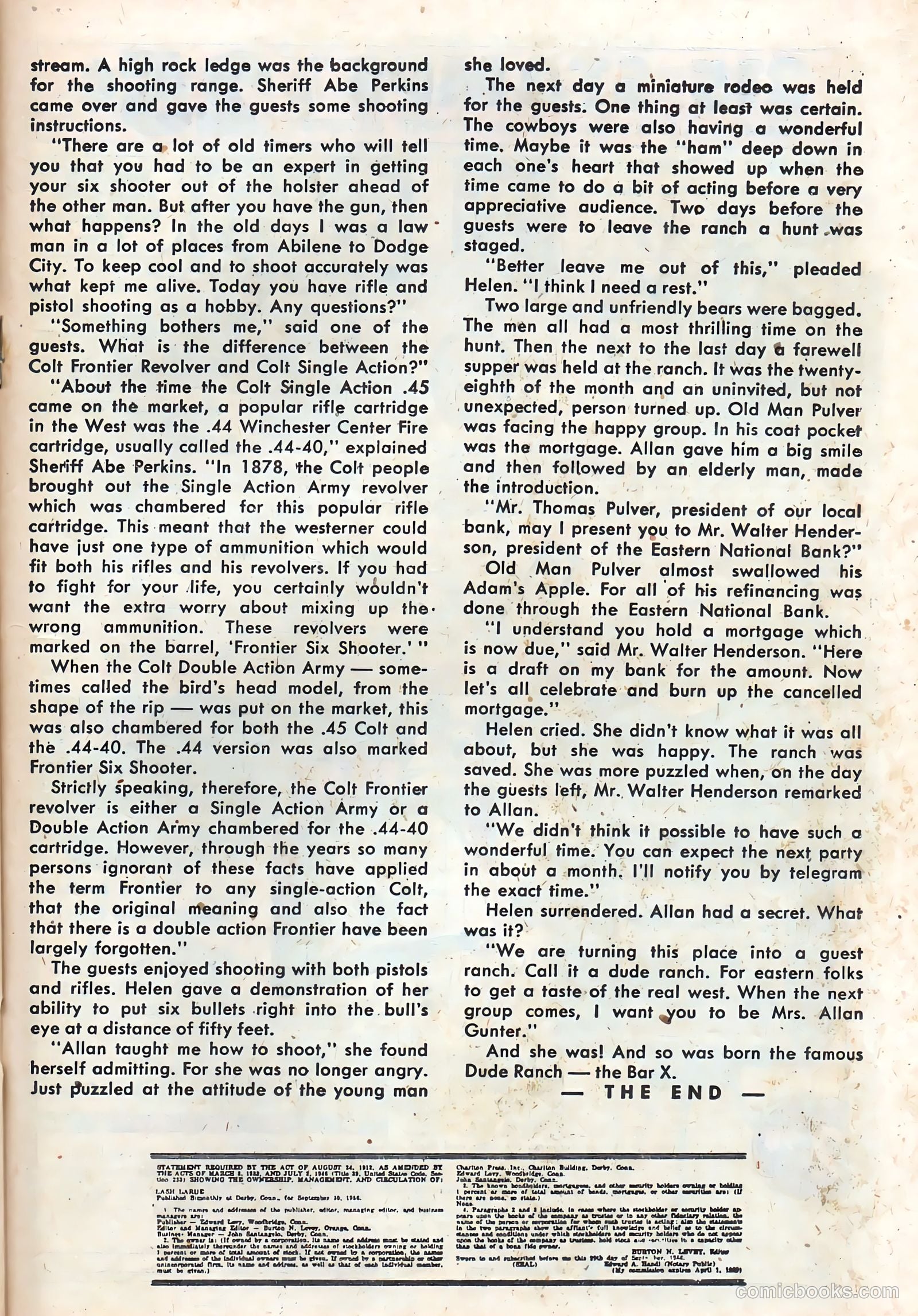 Lash Larue Western #64 (1957) — page 21 of 36