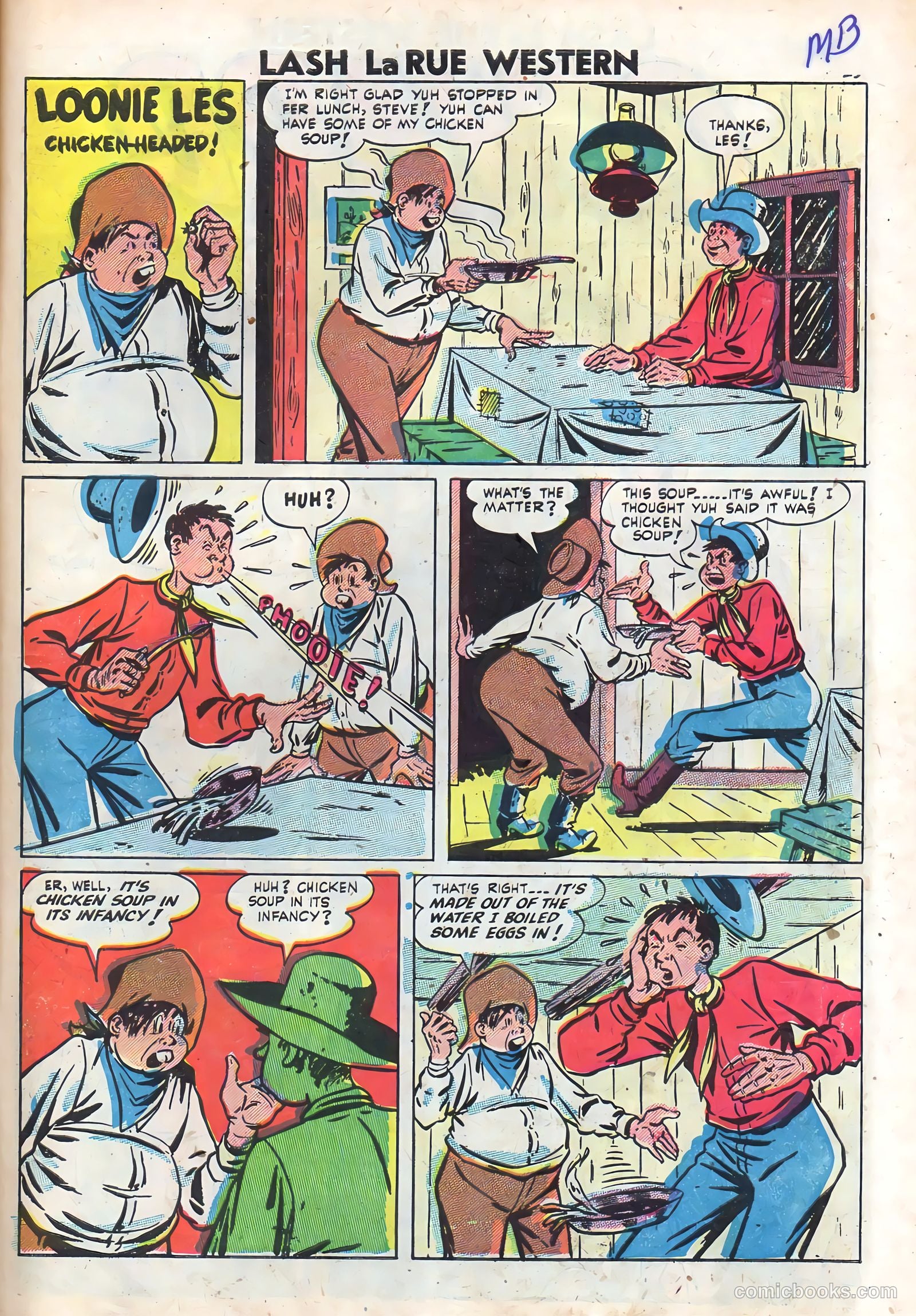 Lash Larue Western #64 (1957) — page 27 of 36