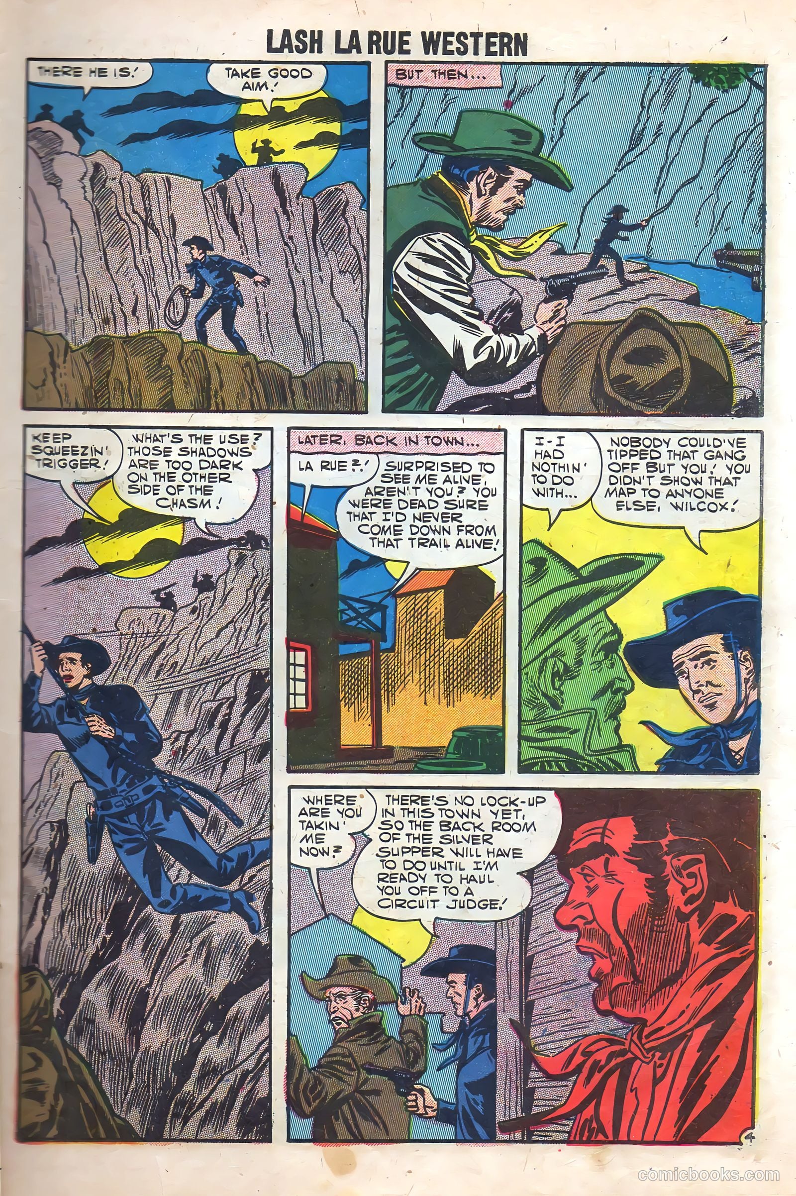 Lash Larue Western #65 (1957) — page 7 of 37