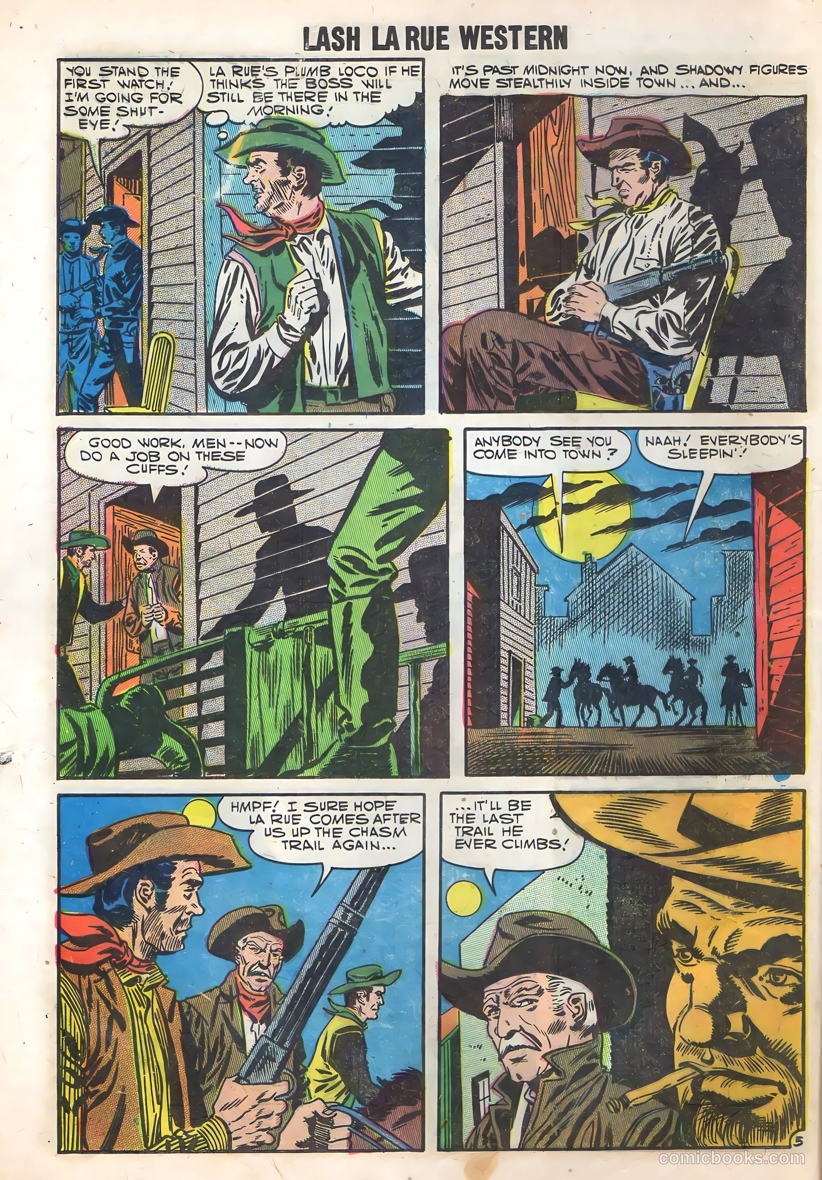 Lash Larue Western #65 (1957) — page 8 of 37