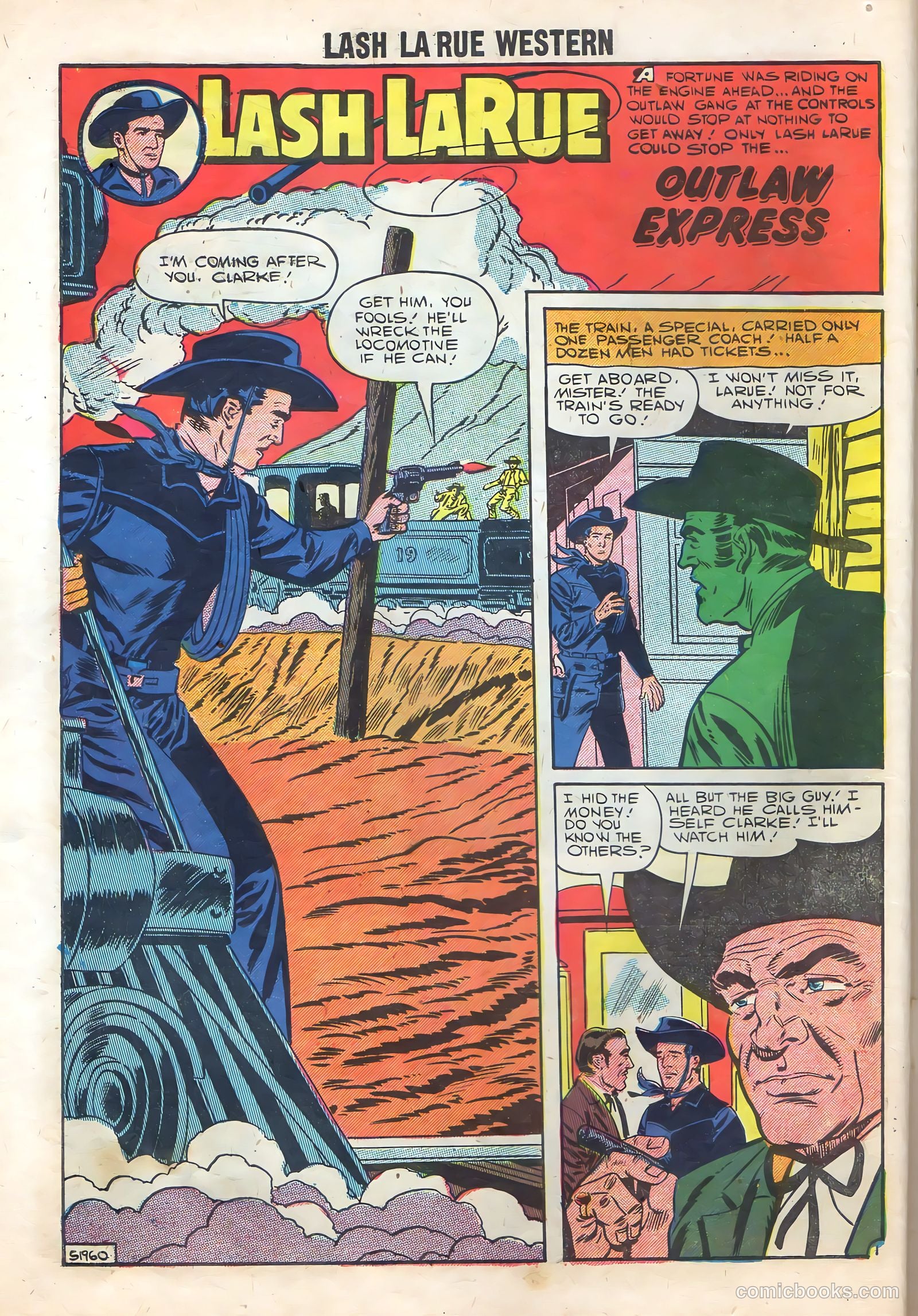 Lash Larue Western #65 (1957) — page 10 of 37