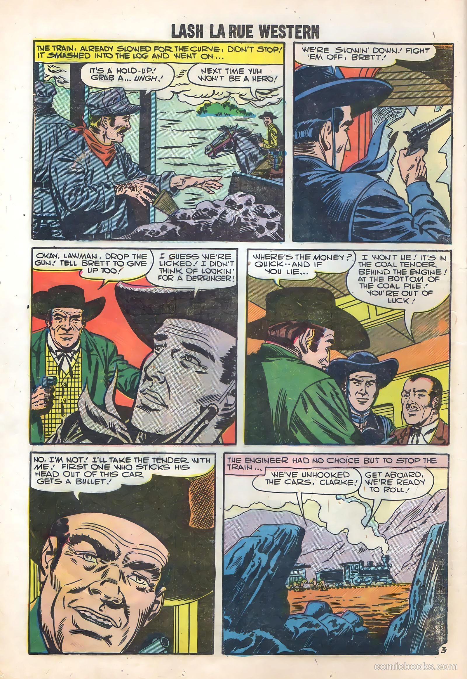 Lash Larue Western #65 (1957) — page 12 of 37