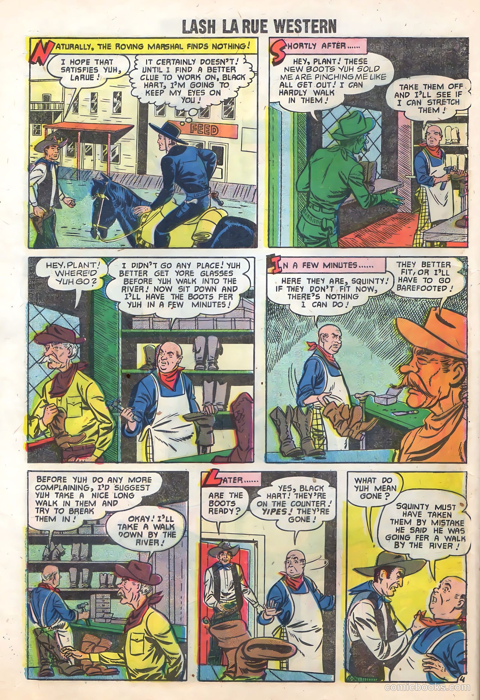 Lash Larue Western #65 (1957) — page 24 of 37