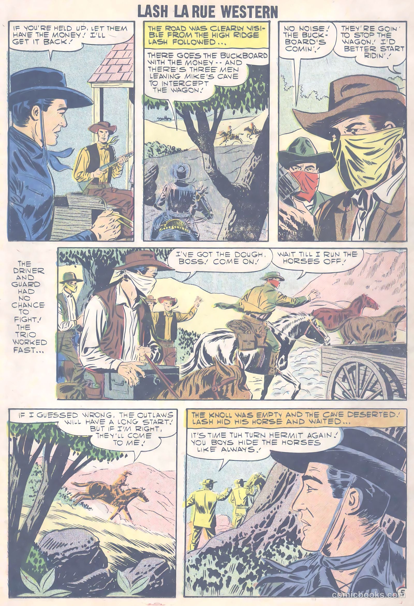 Lash Larue Western #66 (1957) — page 14 of 37