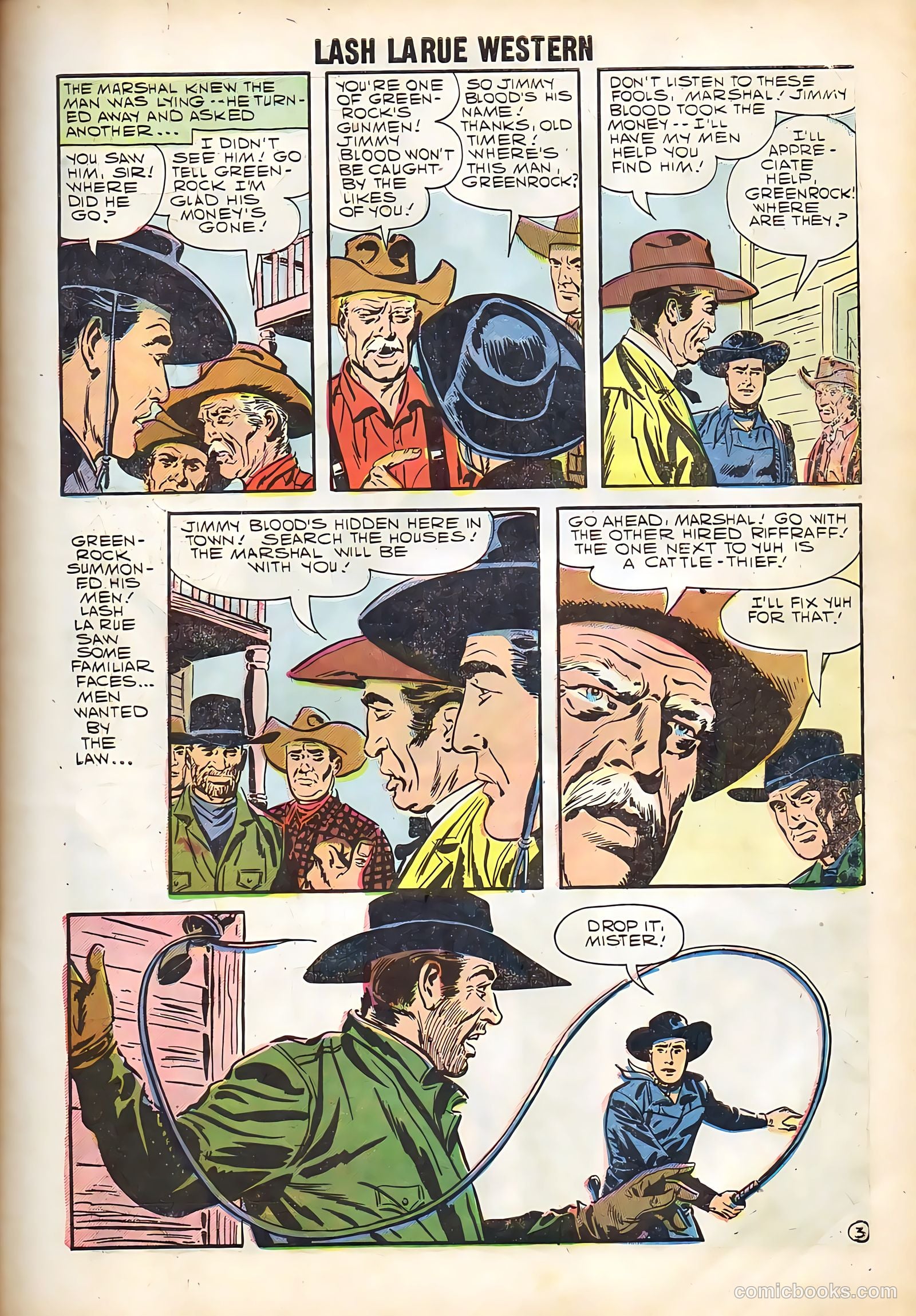 Lash Larue Western #67 (1958) — page 13 of 69
