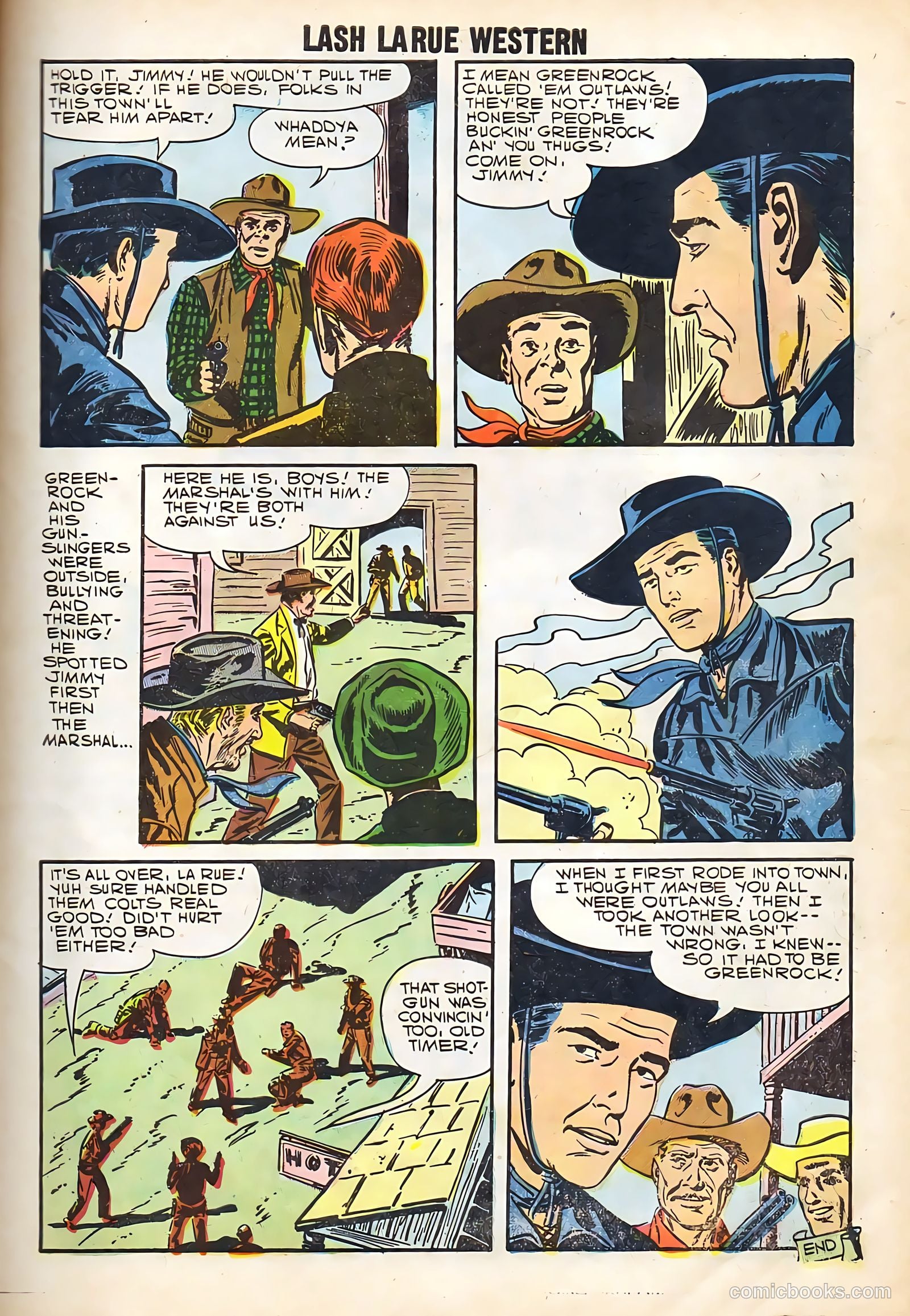 Lash Larue Western #67 (1958) — page 15 of 69