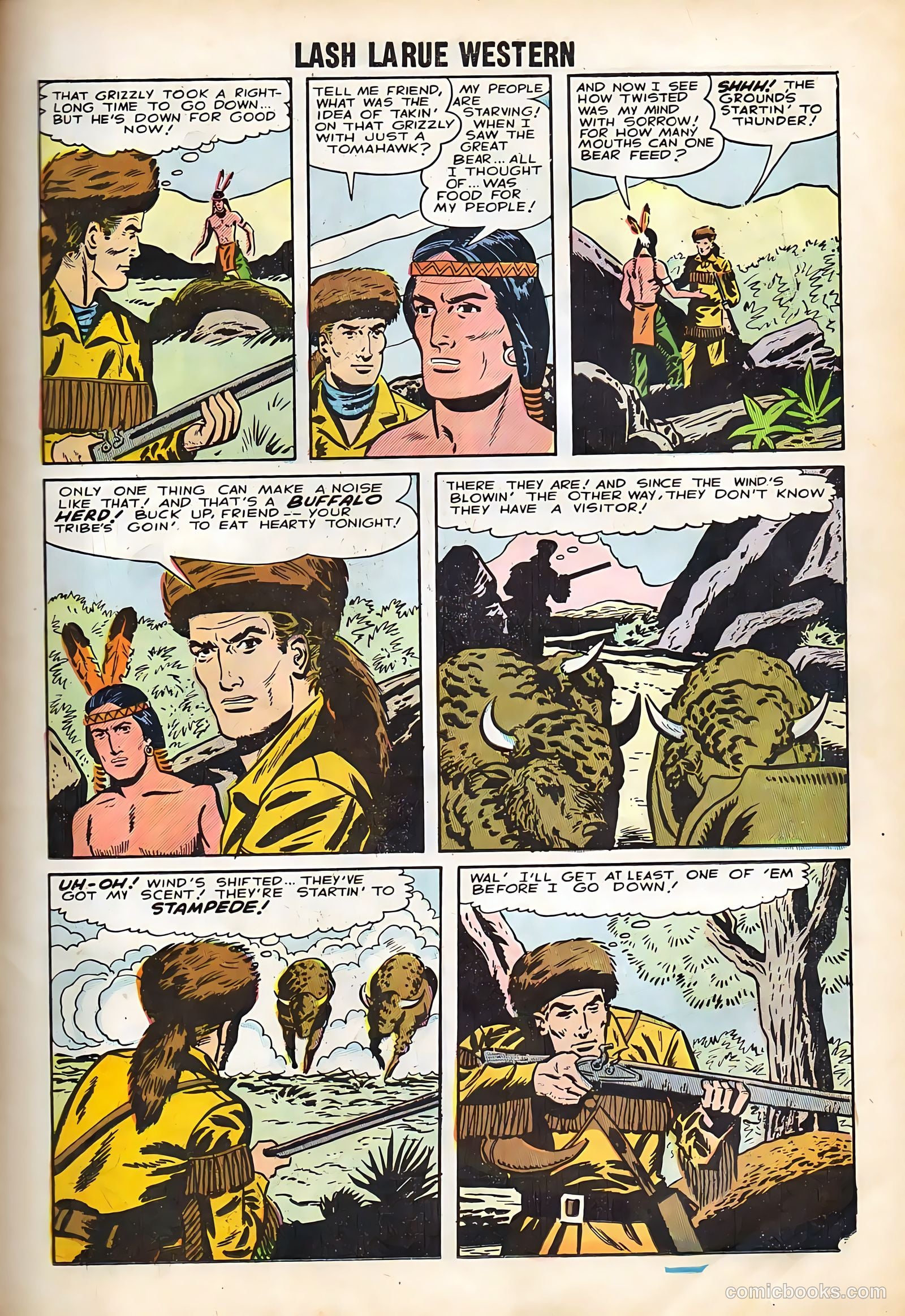 Lash Larue Western #67 (1958) — page 19 of 69
