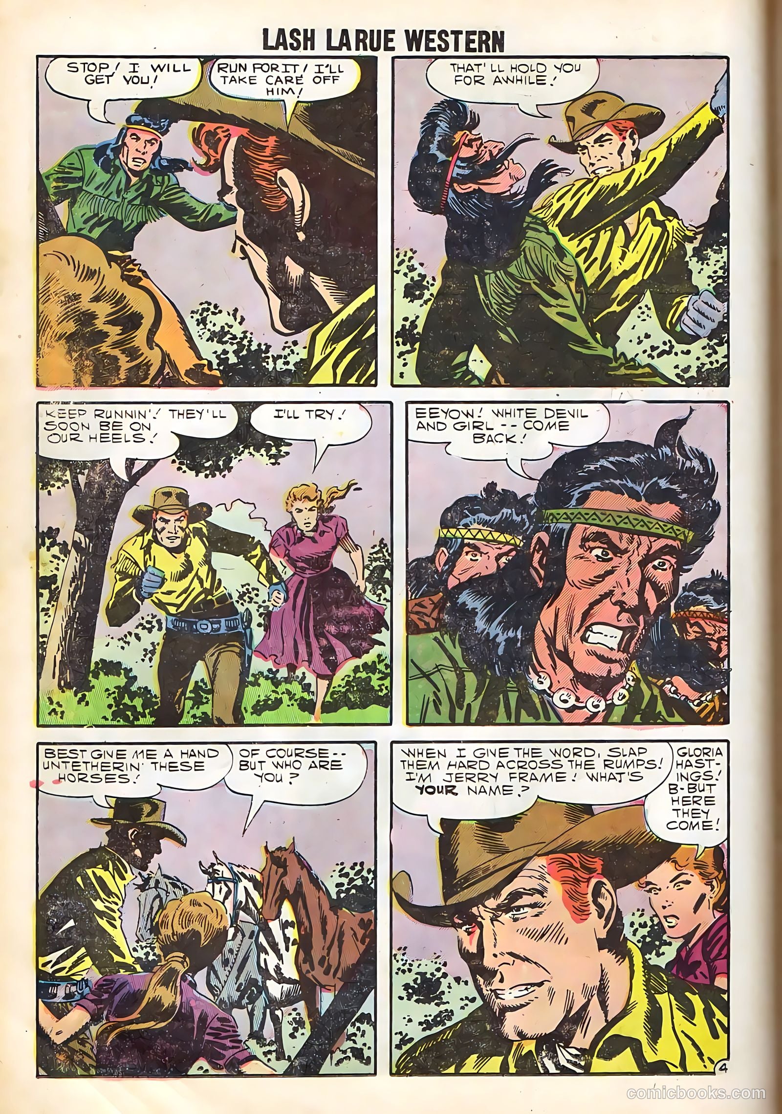 Lash Larue Western #67 (1958) — page 32 of 69