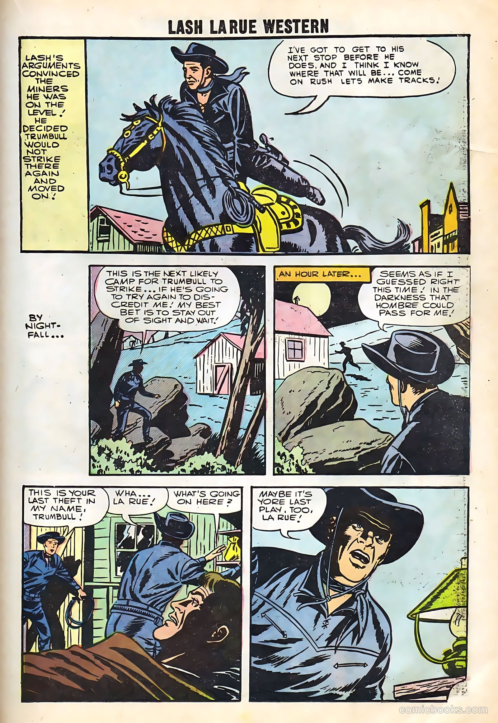 Lash Larue Western #67 (1958) — page 41 of 69
