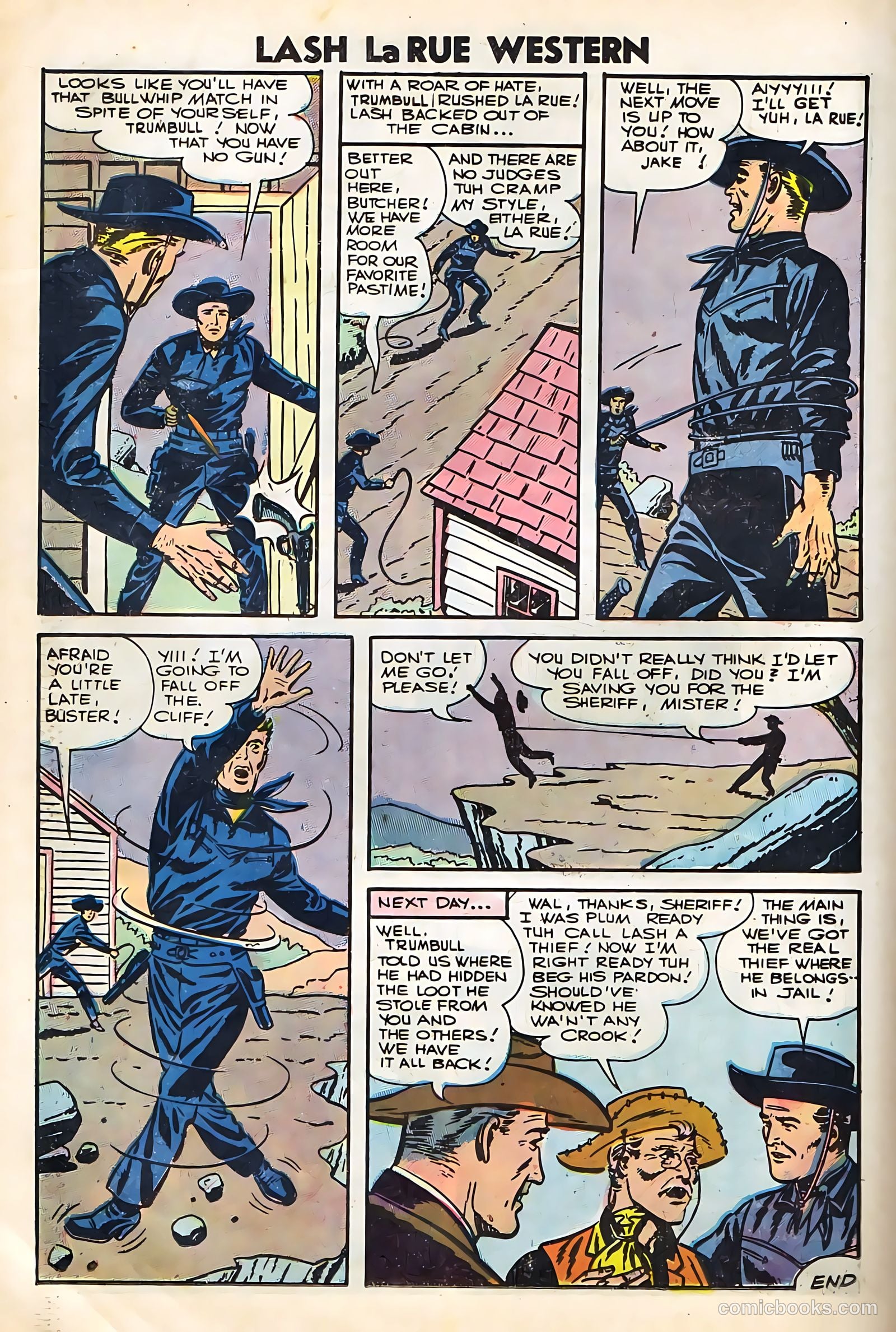 Lash Larue Western #67 (1958) — page 42 of 69
