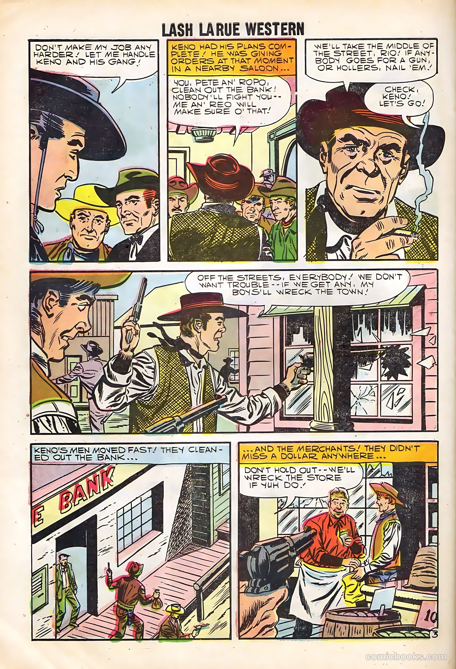 Lash Larue Western #67 (1958) — page 56 of 69