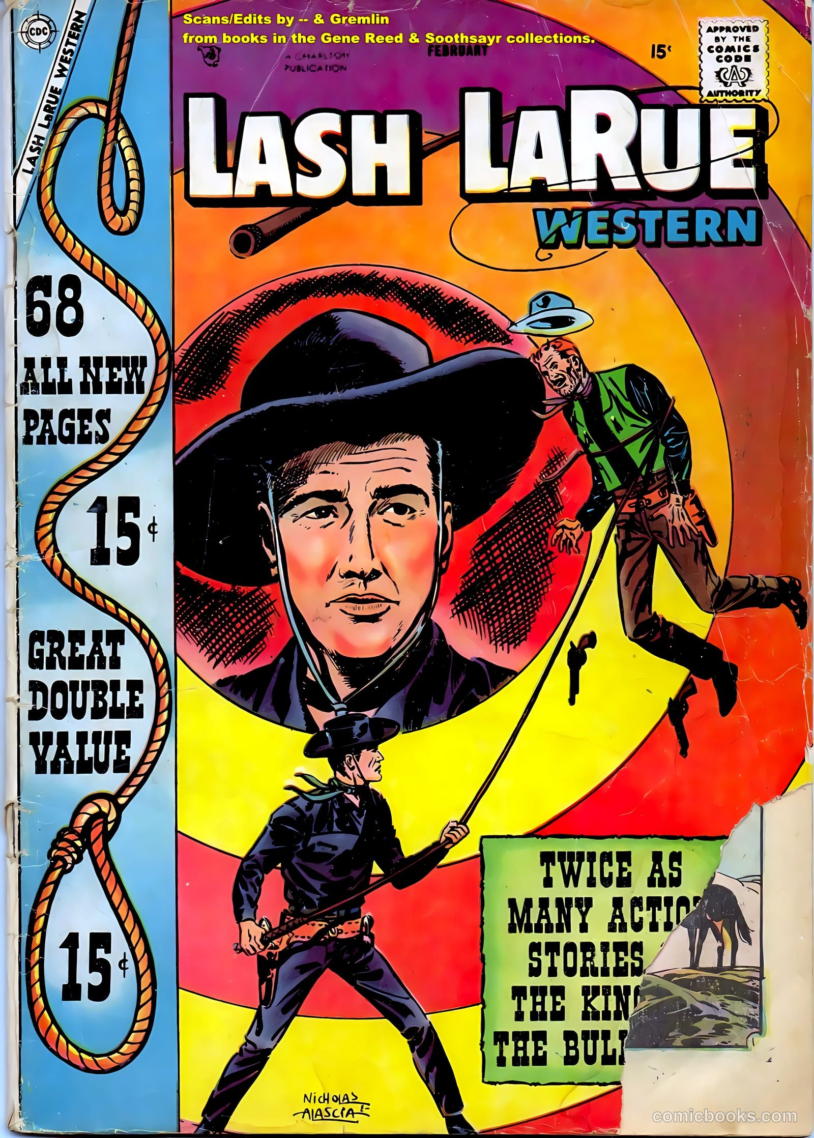 Lash Larue Western #67 (1958) — page 69 of 69