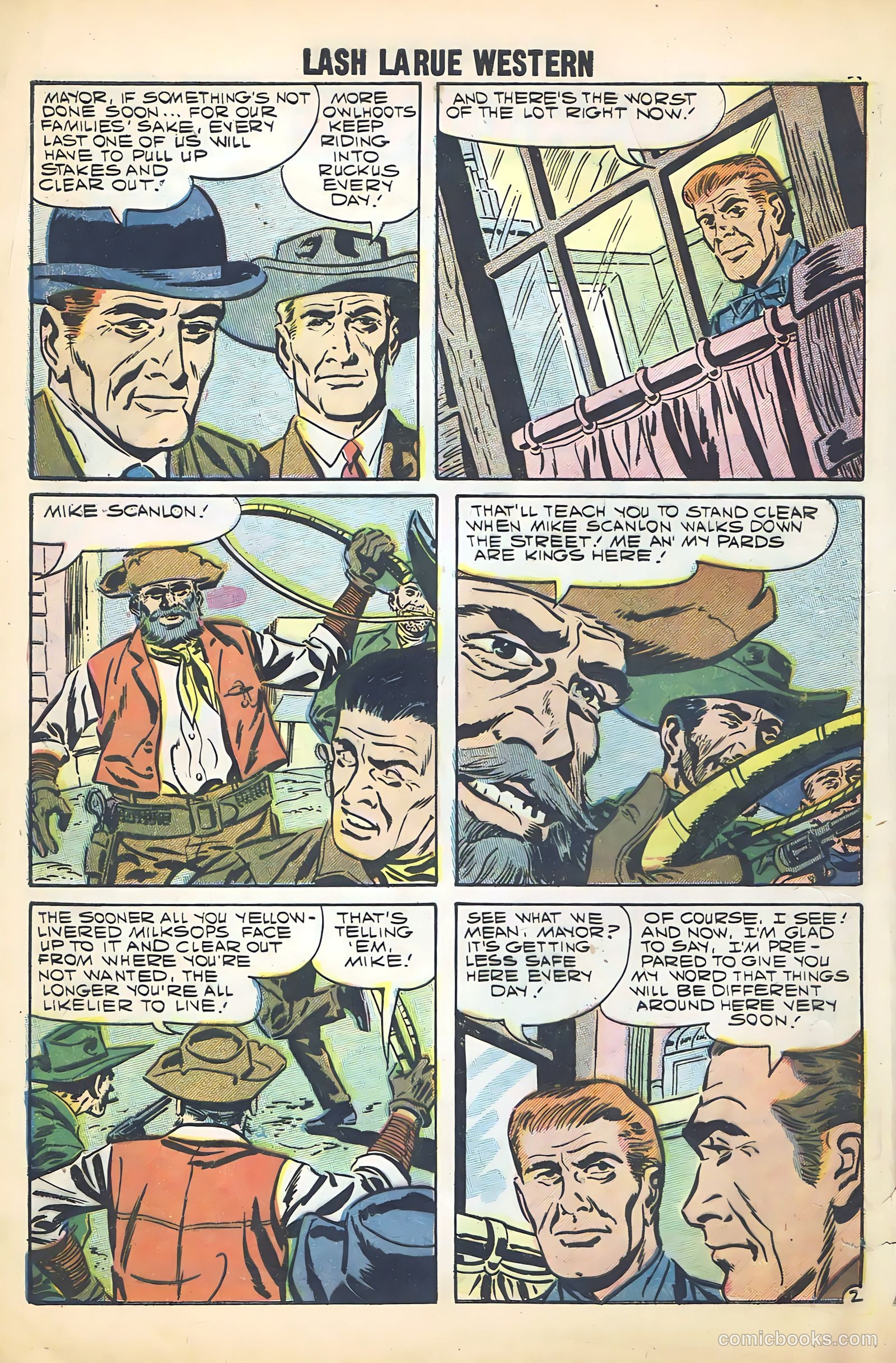Lash Larue Western #68 (1958) — page 4 of 68