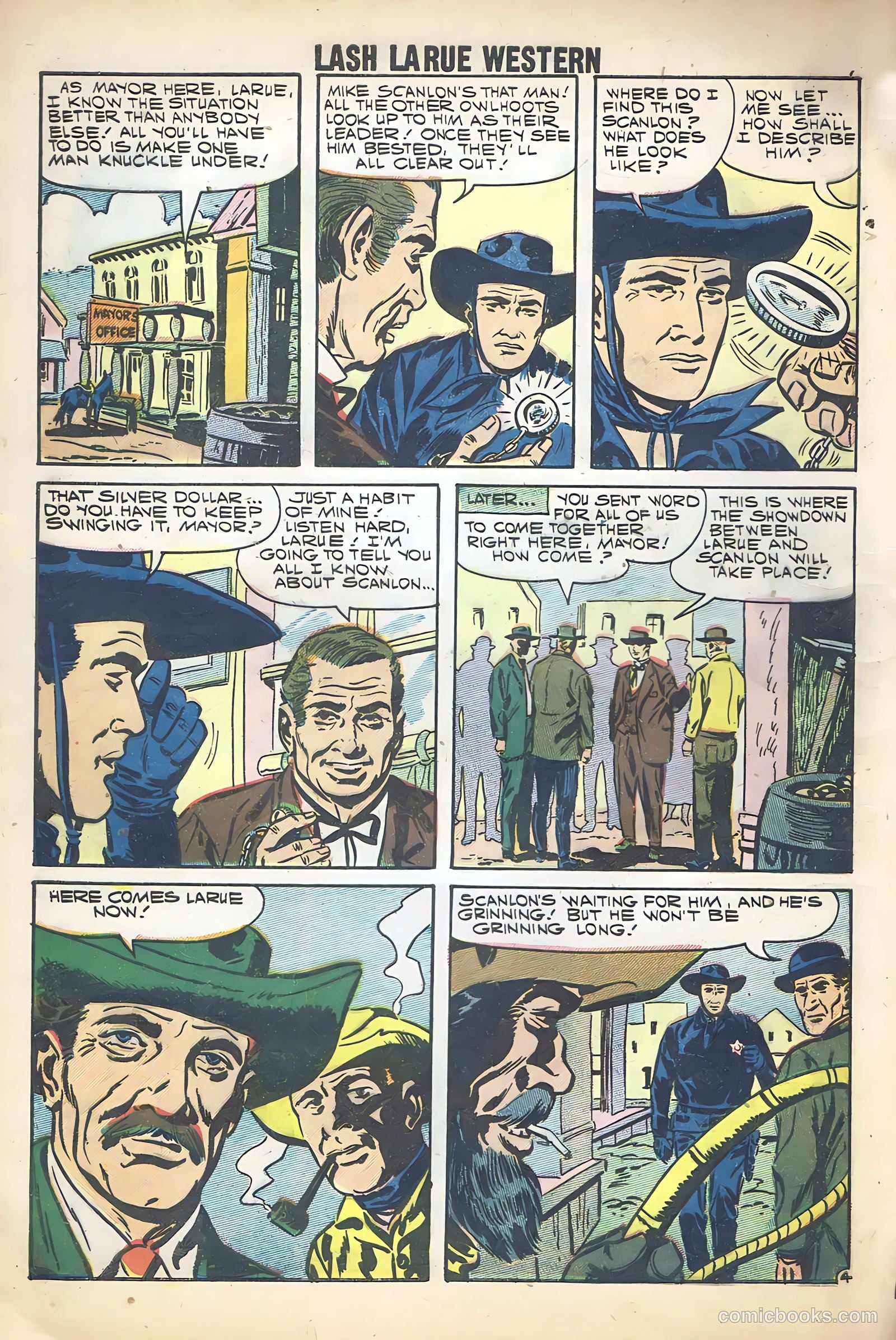 Lash Larue Western #68 (1958) — page 6 of 68